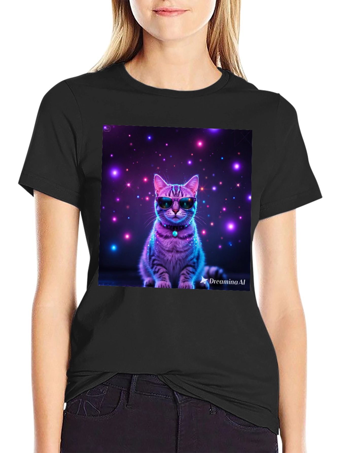 Cool Cat T-Shirt - Galaxy Style