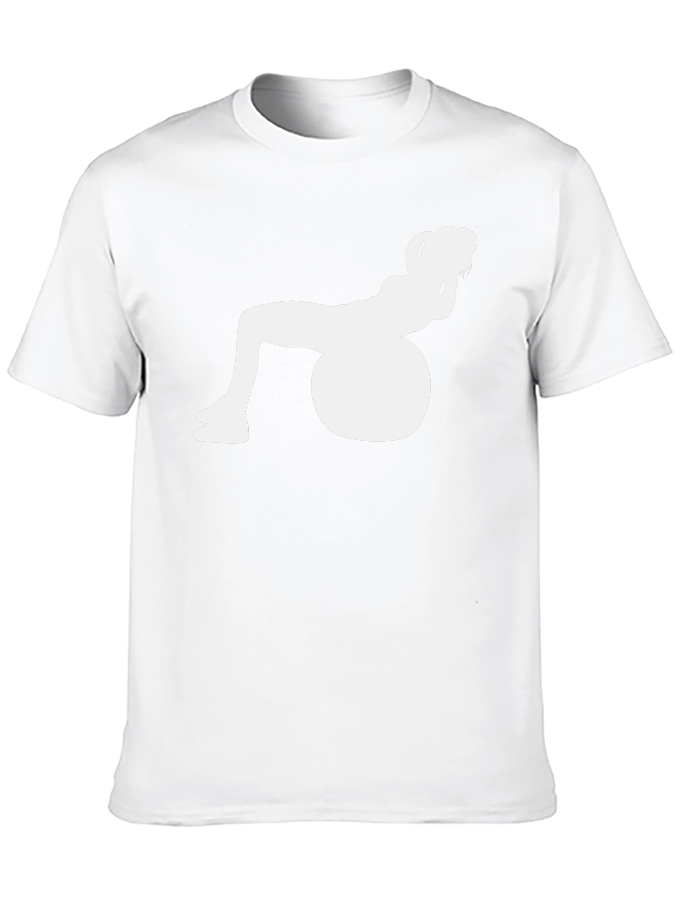 Fitness Ball Workout Graphic Tee - Black