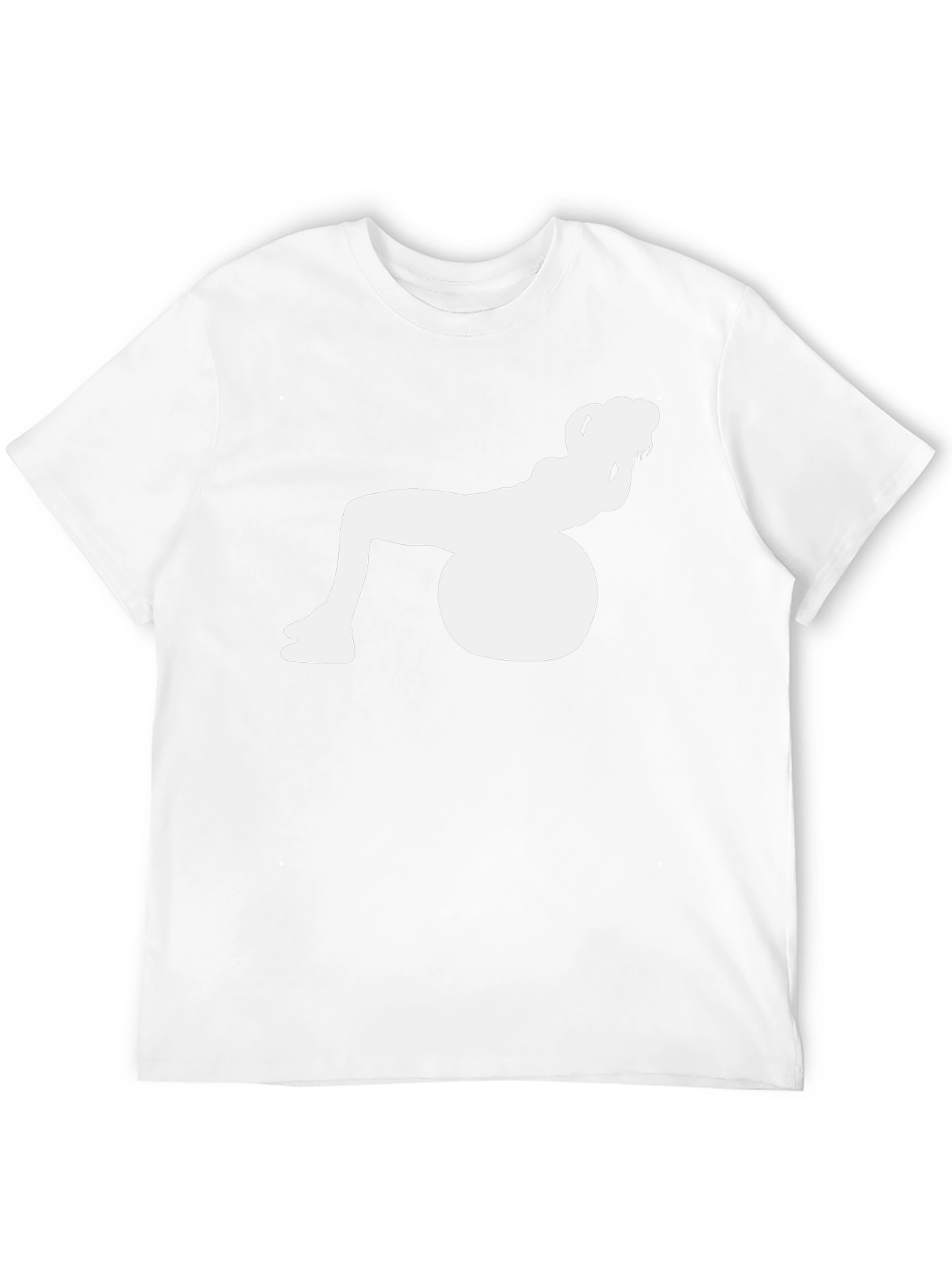 Fitness Ball Workout Graphic Tee - Black
