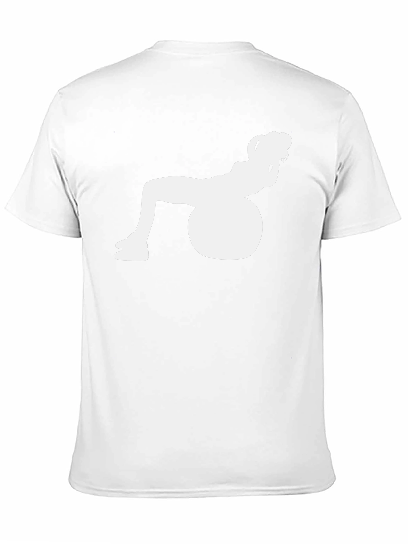 Fitness Ball Workout Graphic Tee - Black