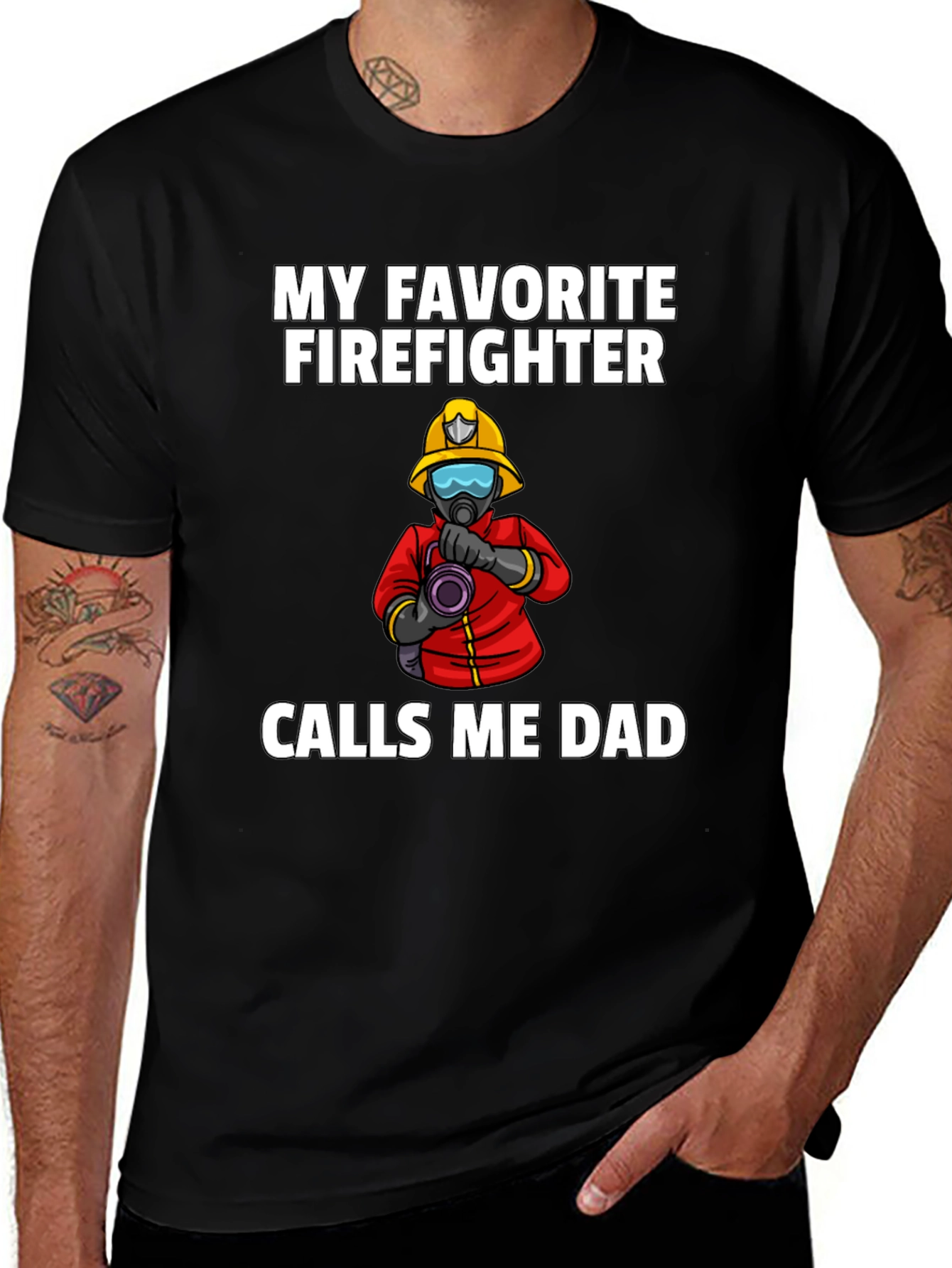 My Favorite Firefighter Calls Me Dad T-Shirt