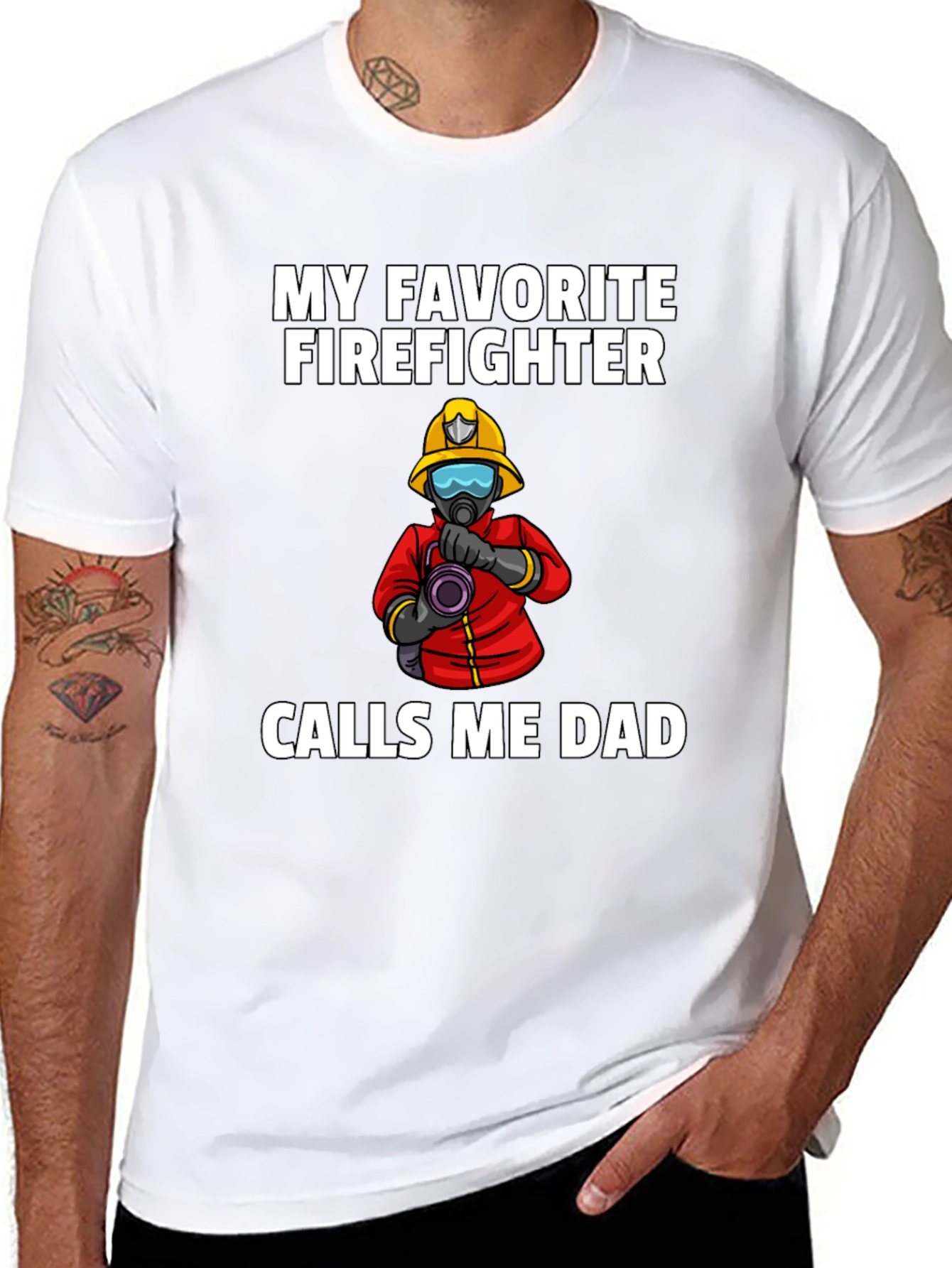My Favorite Firefighter Calls Me Dad T-Shirt