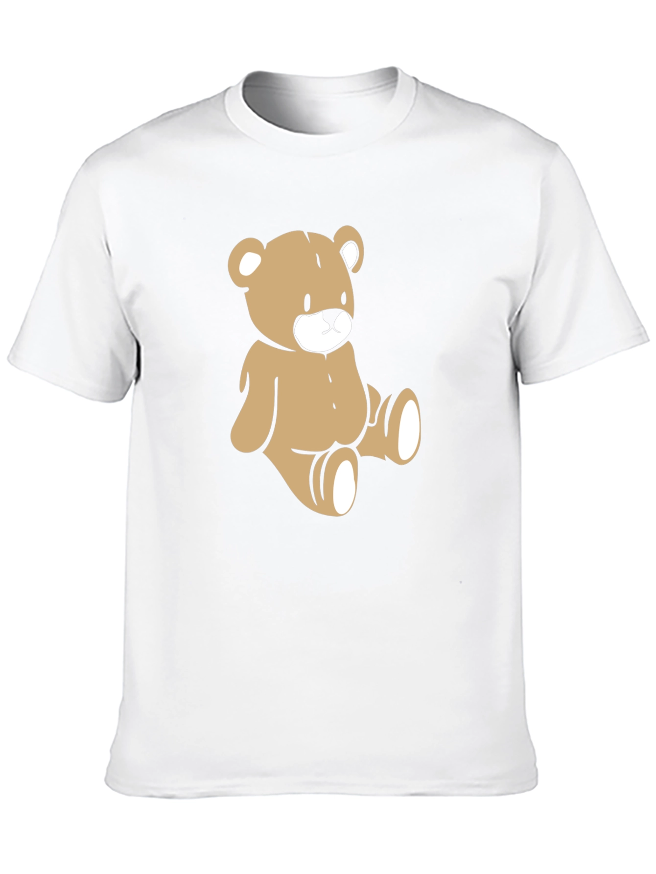 Teddy Bear Graphic Black Tee