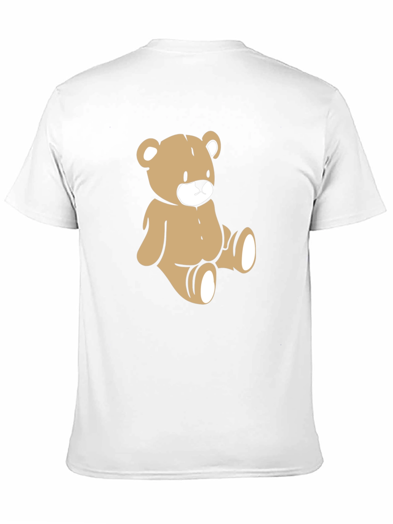 Teddy Bear Graphic Black Tee