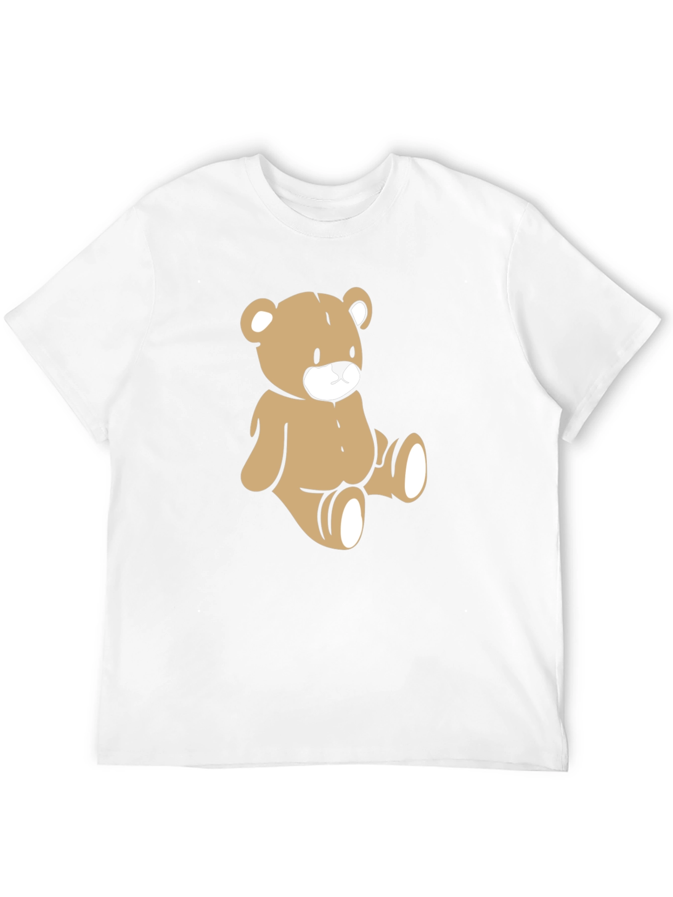 Teddy Bear Graphic Black Tee