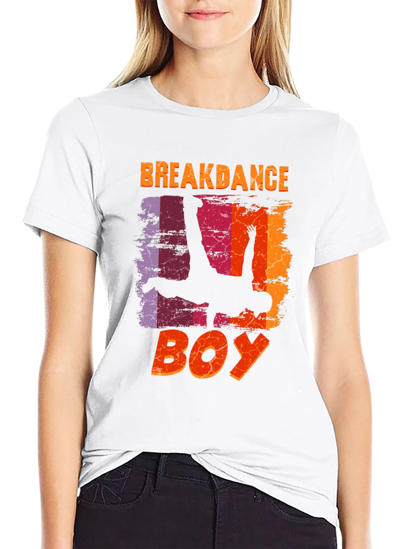 Breakdance Boy Graphic Tee - Unique Design
