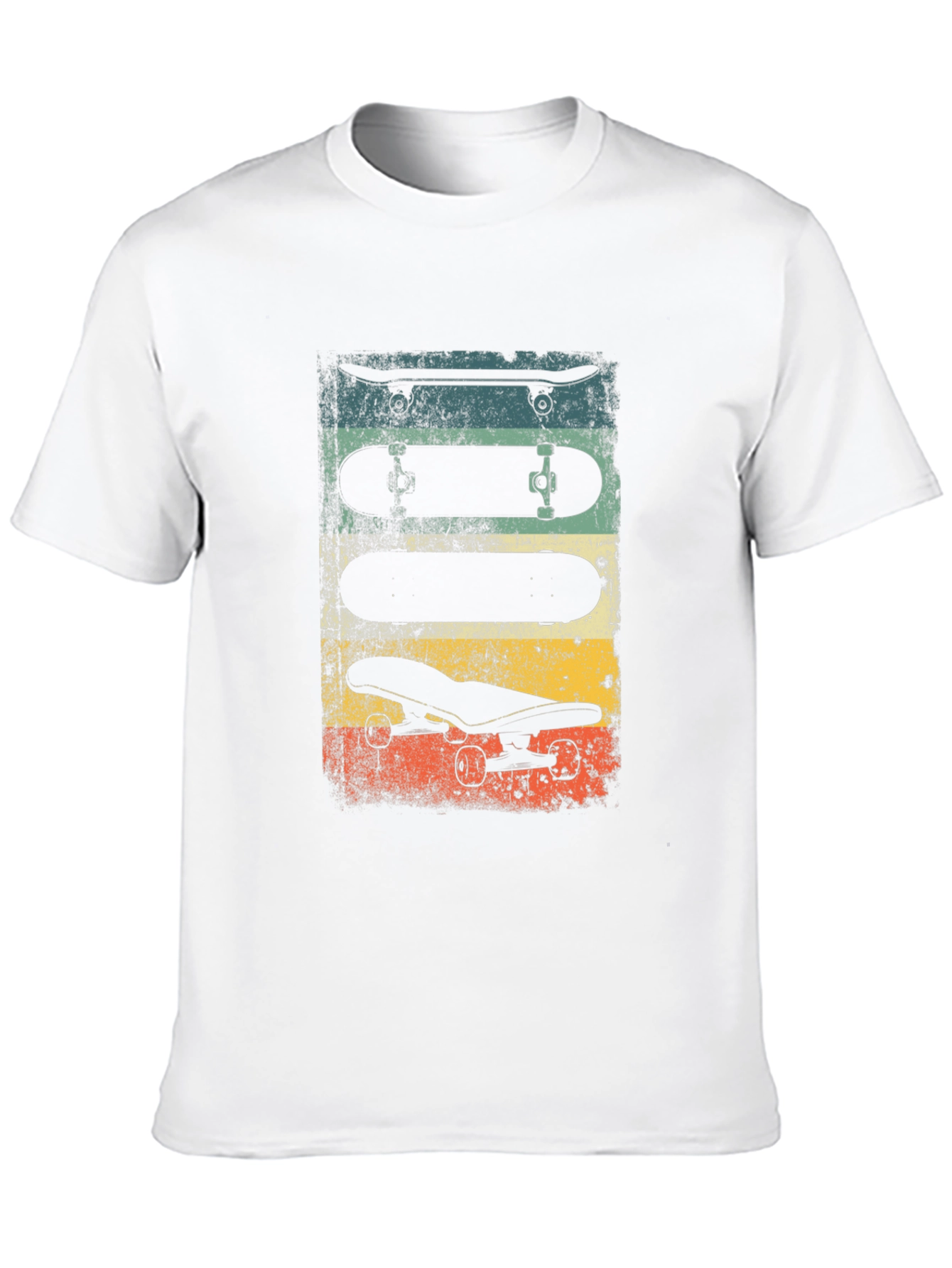 Retro Skateboard Tee - Cool Graphic T-Shirt