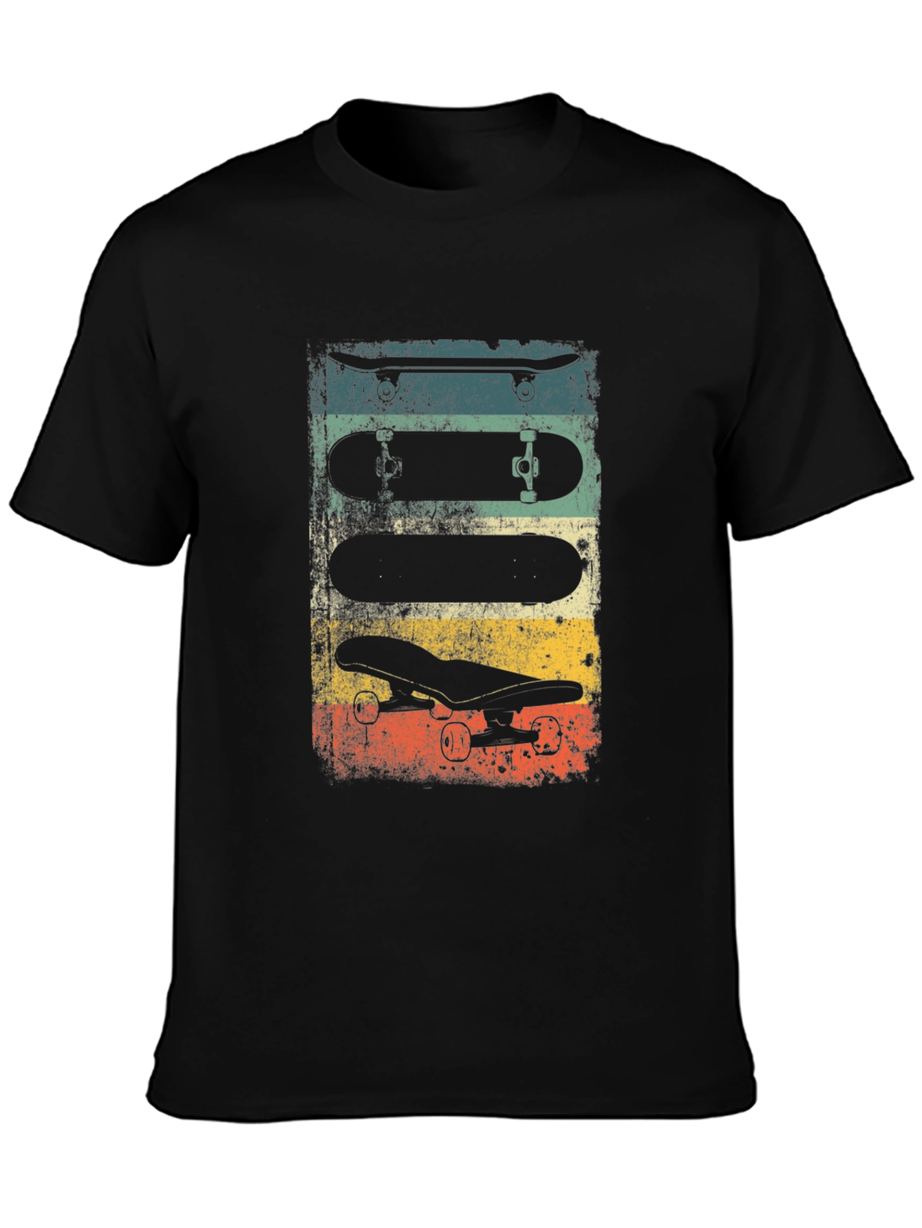 Retro Skateboard Tee - Cool Graphic T-Shirt