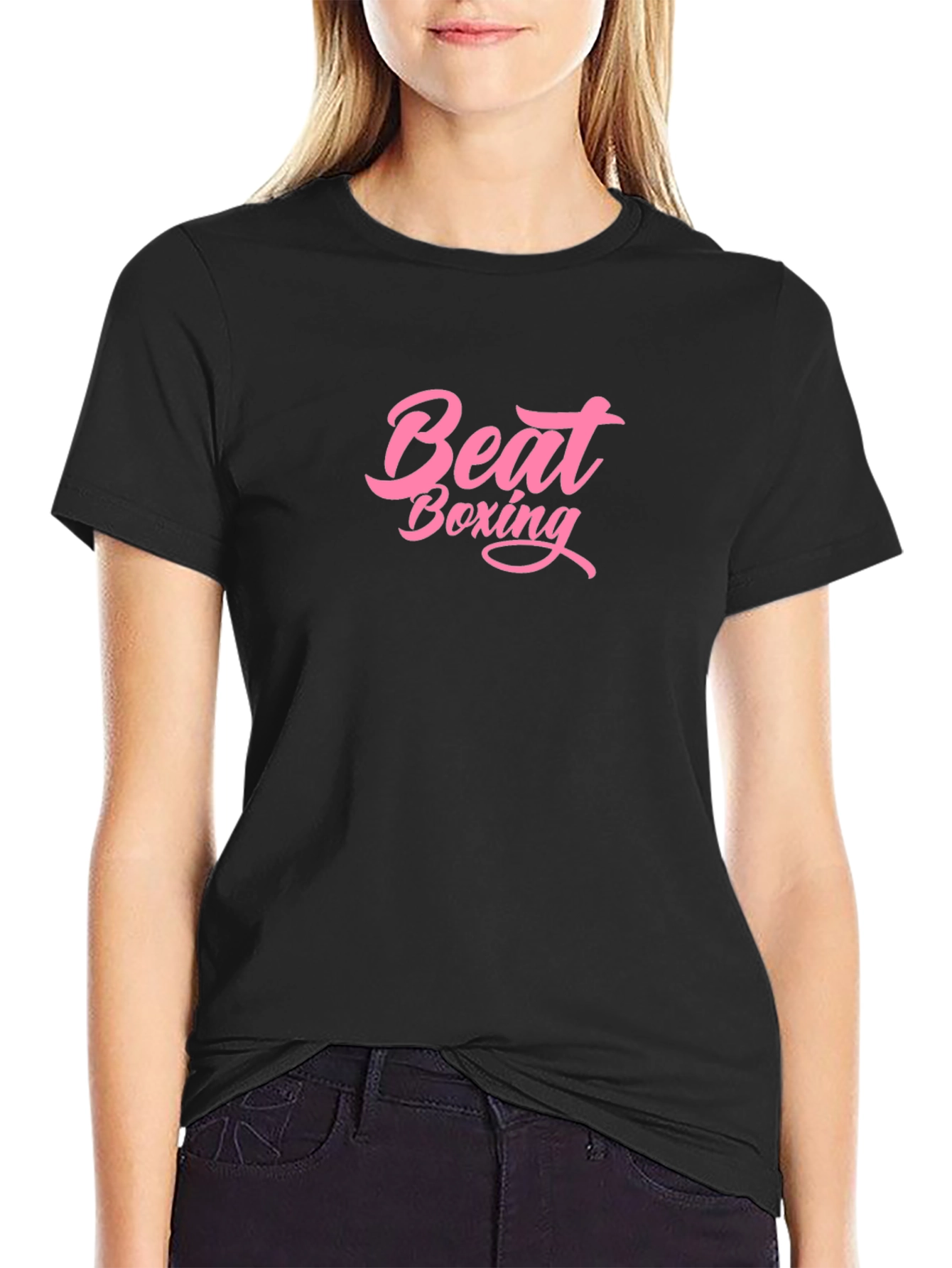 Beat Boxing Graphic Print T-Shirt