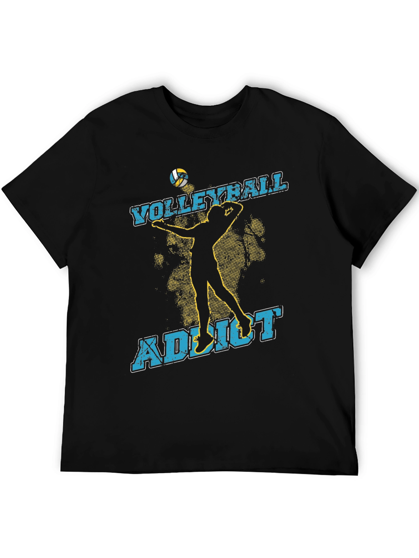 Volleyball Addict Graphic T-Shirt
