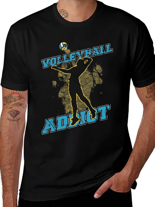 Volleyball Addict Graphic T-Shirt