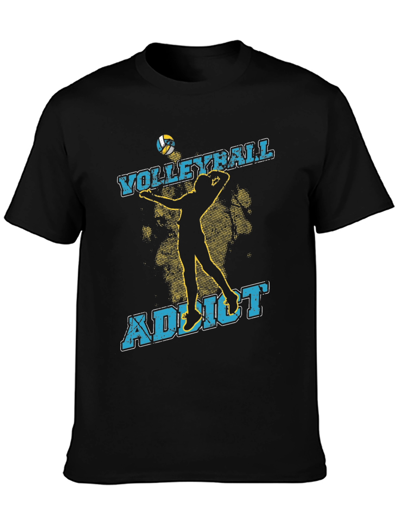 Volleyball Addict Graphic T-Shirt