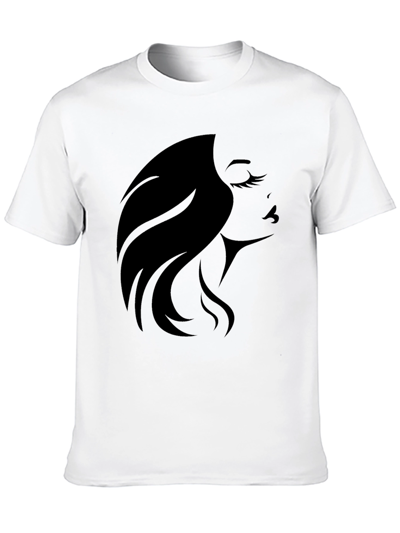 Black Woman Silhouette Graphic Tee