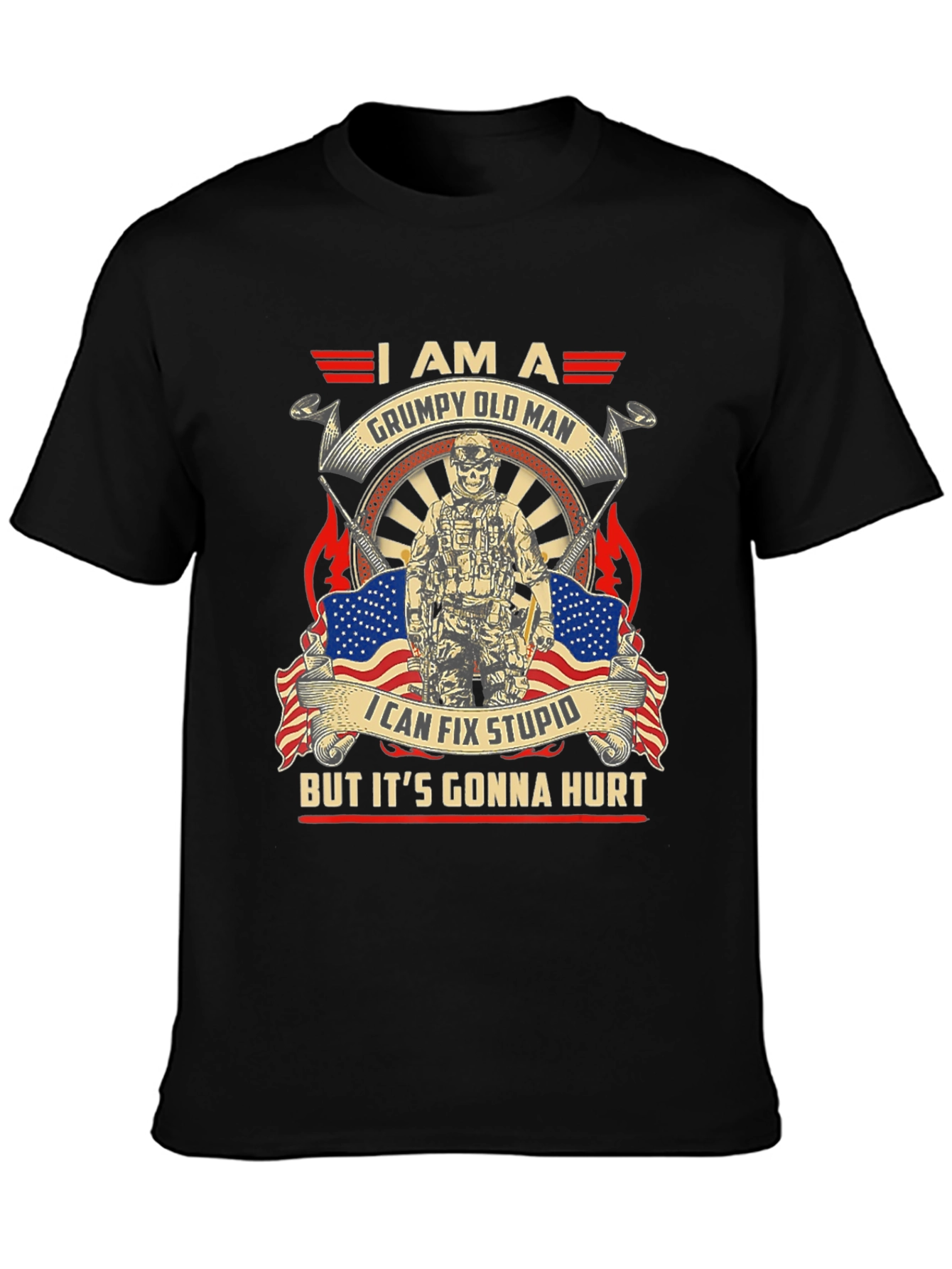 Grumpy Old Man Graphic T-Shirt