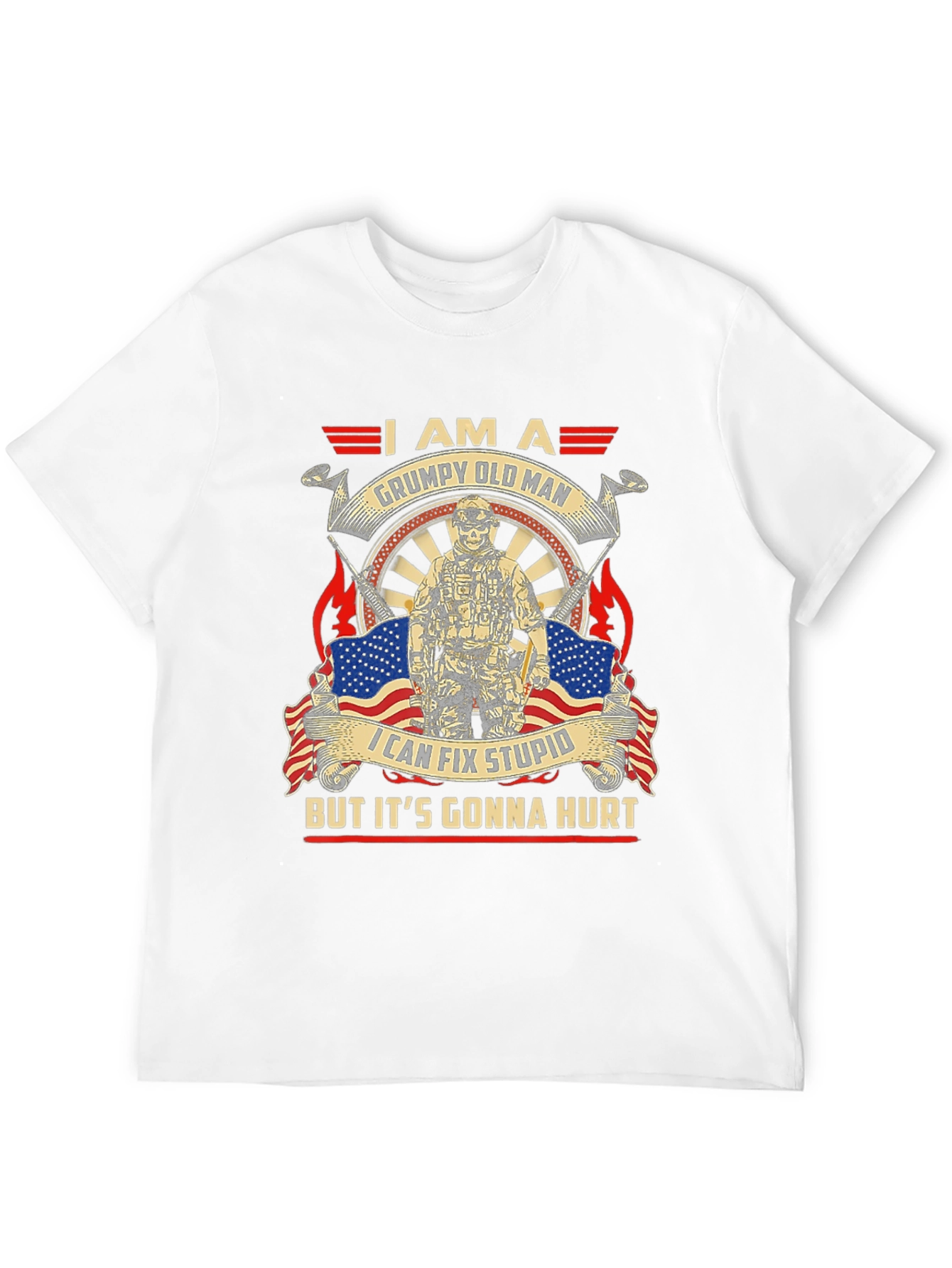 Grumpy Old Man Graphic T-Shirt
