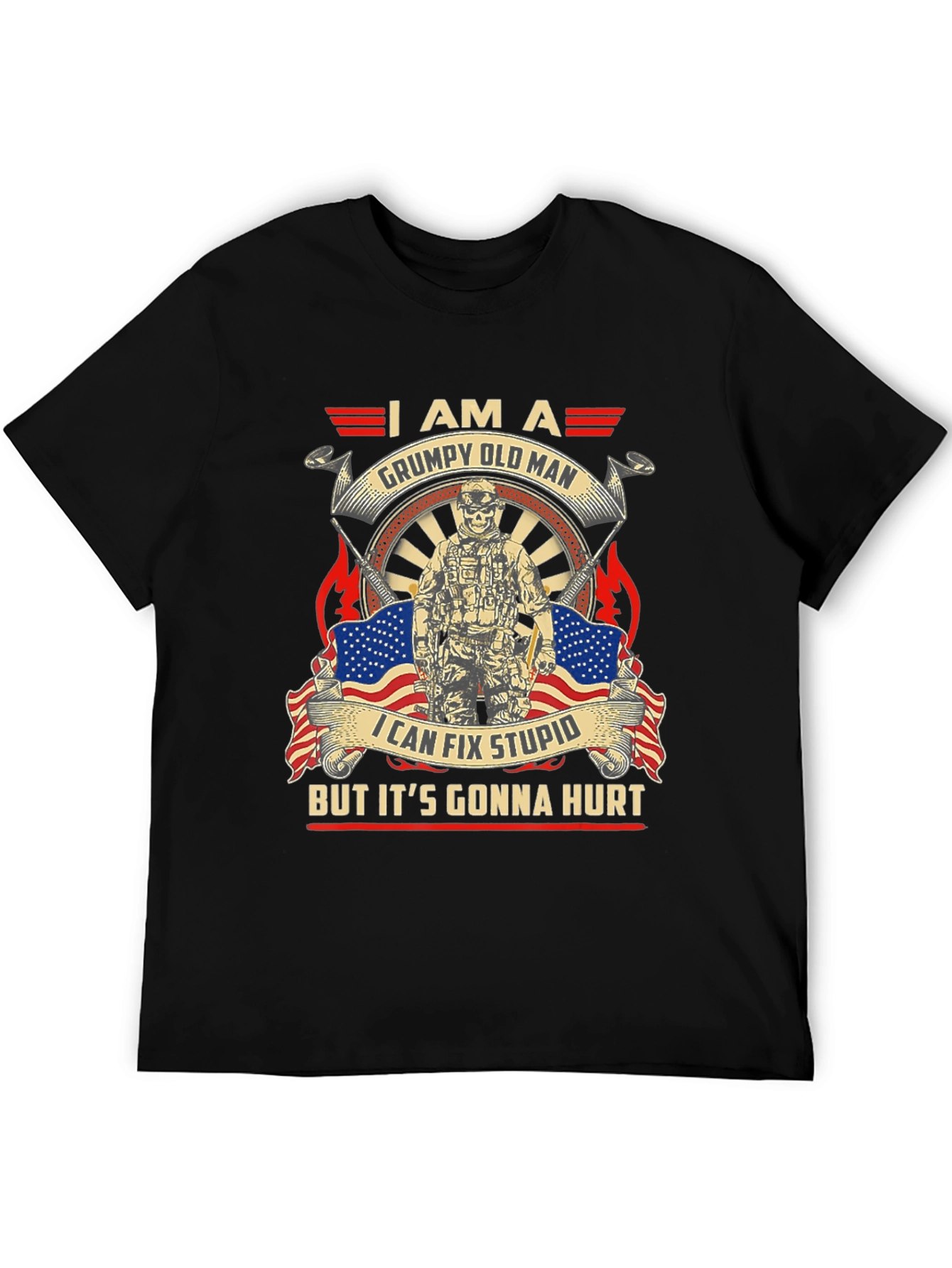 Grumpy Old Man Graphic T-Shirt