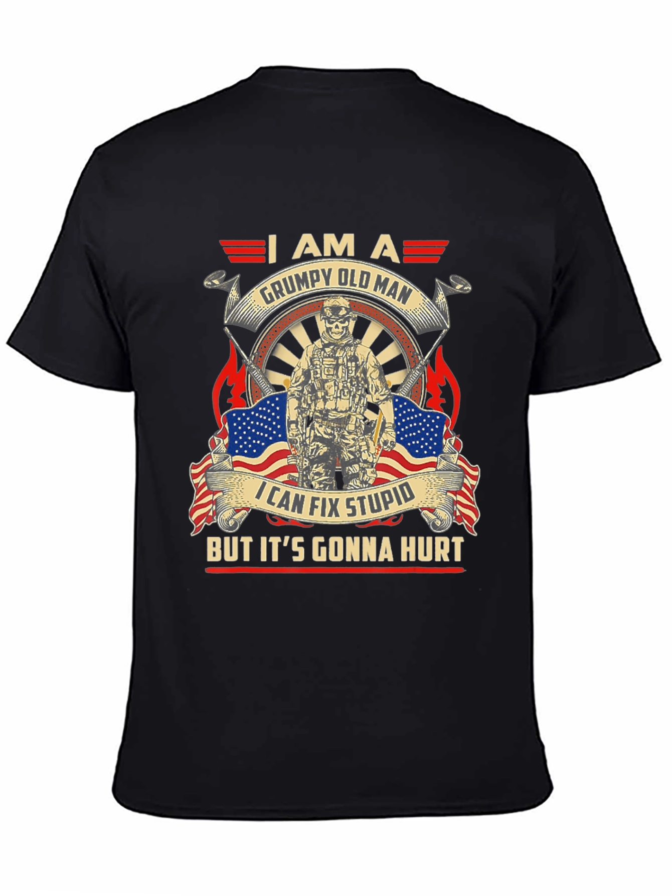 Grumpy Old Man Graphic T-Shirt