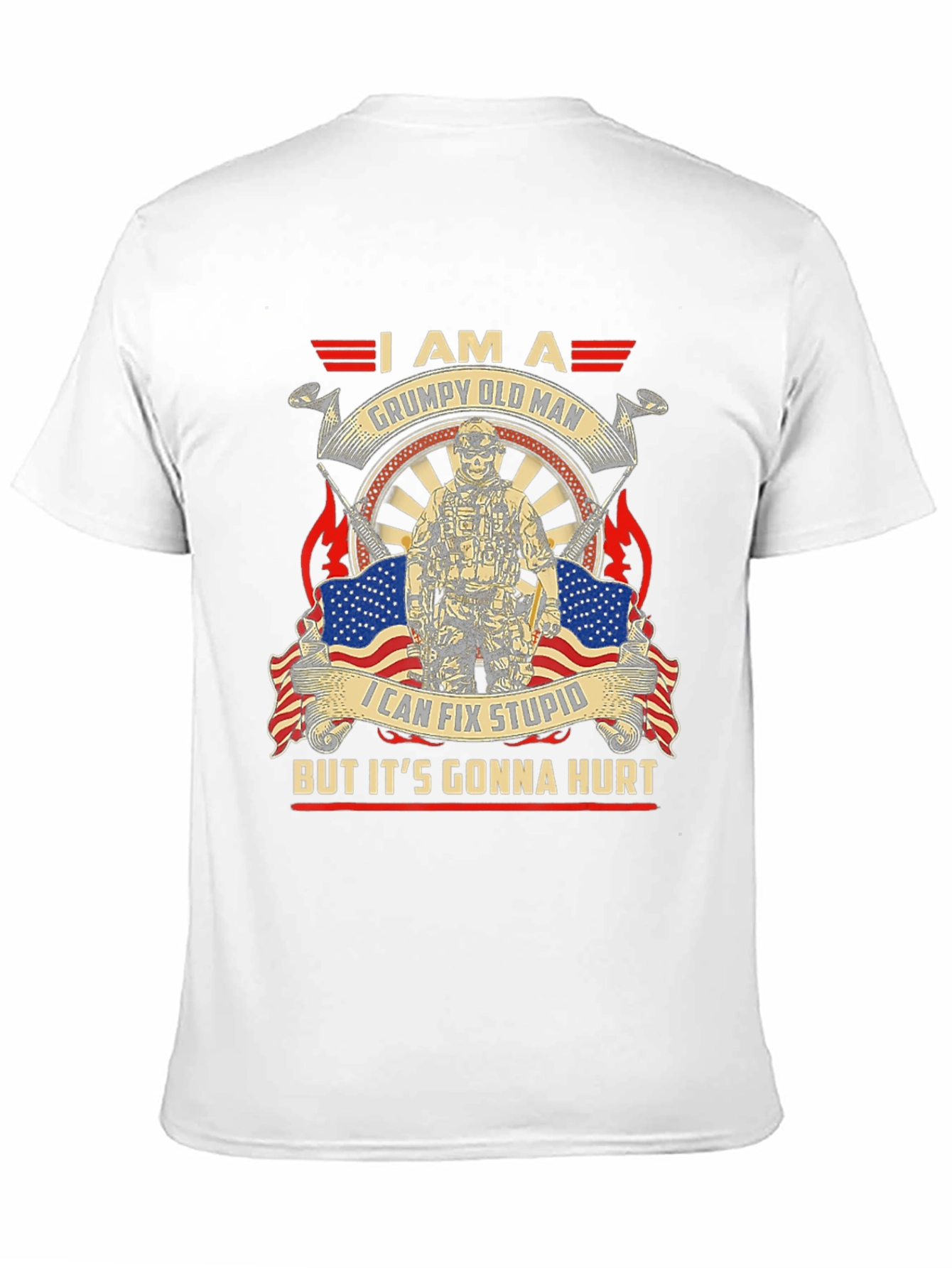 Grumpy Old Man Graphic T-Shirt