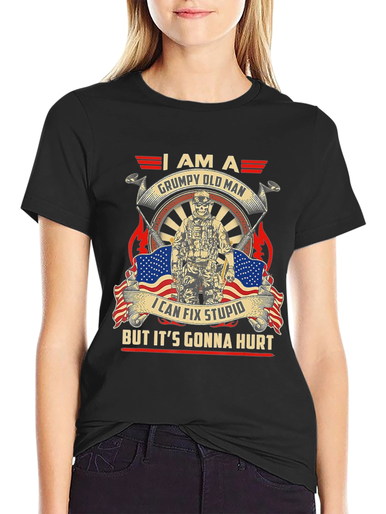 Grumpy Old Man Graphic T-Shirt