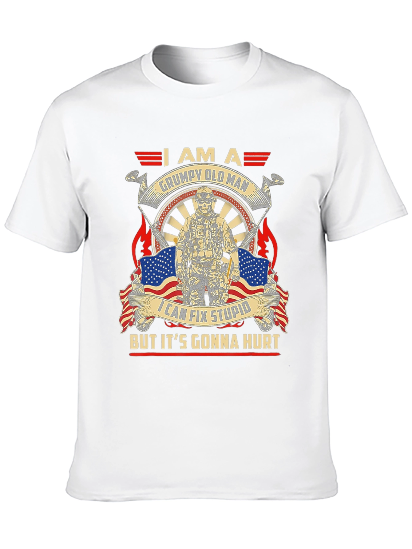 Grumpy Old Man Graphic T-Shirt