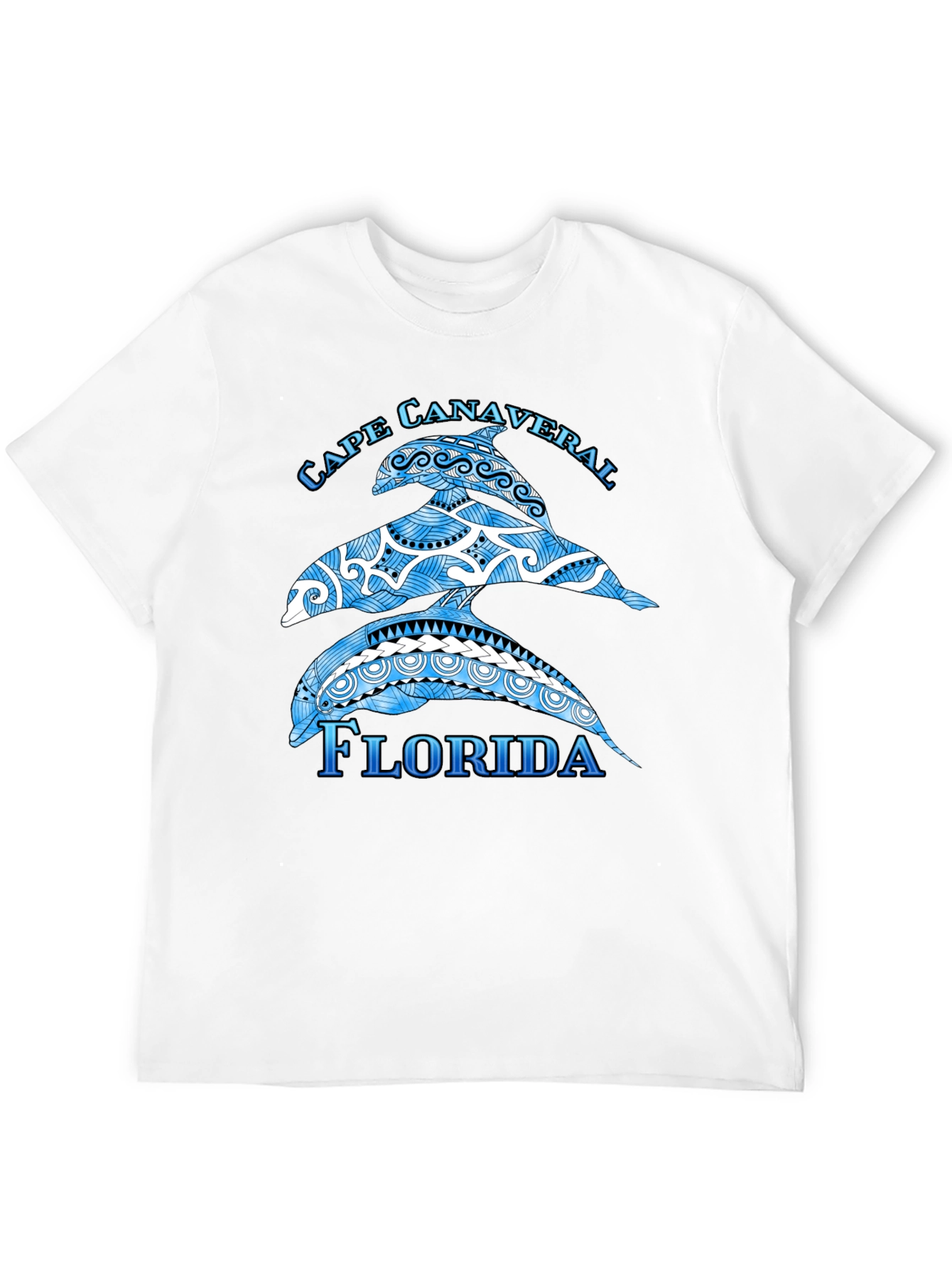 Cape Canaveral Florida Dolphin Graphic Tee