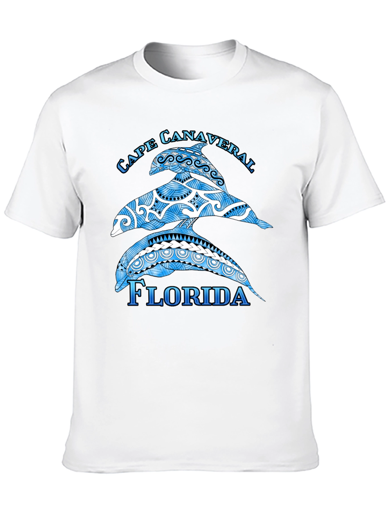 Cape Canaveral Florida Dolphin Graphic Tee