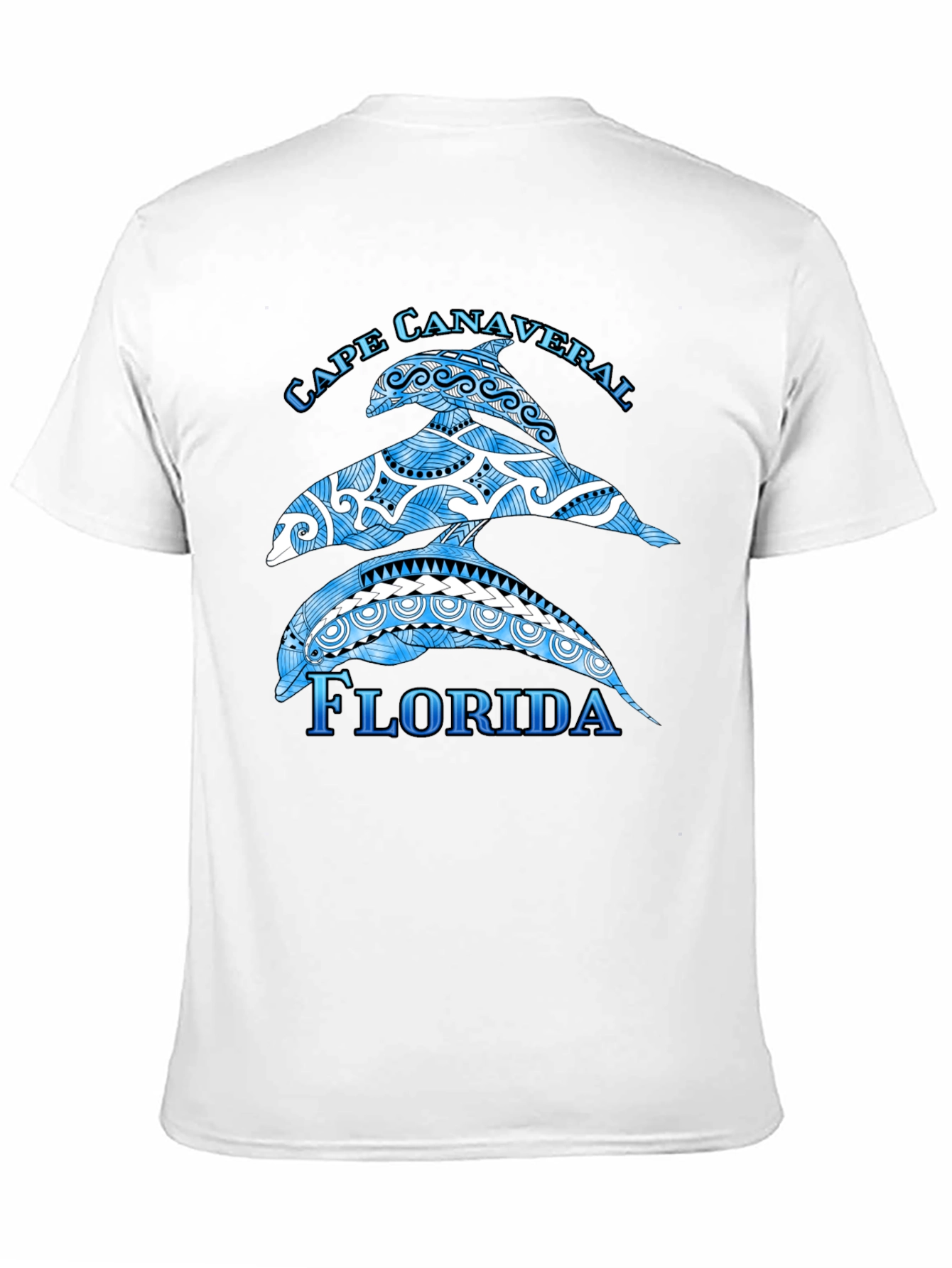 Cape Canaveral Florida Dolphin Graphic Tee