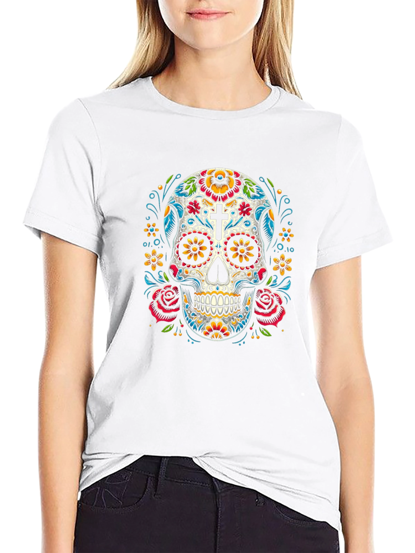Day of the Dead Sugar Skull T-Shirt