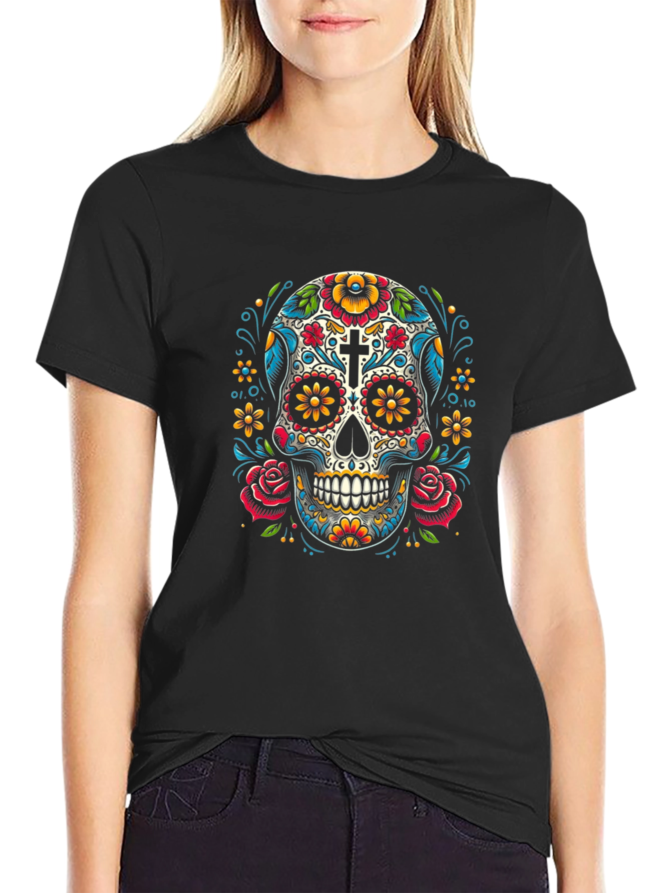 Day of the Dead Sugar Skull T-Shirt
