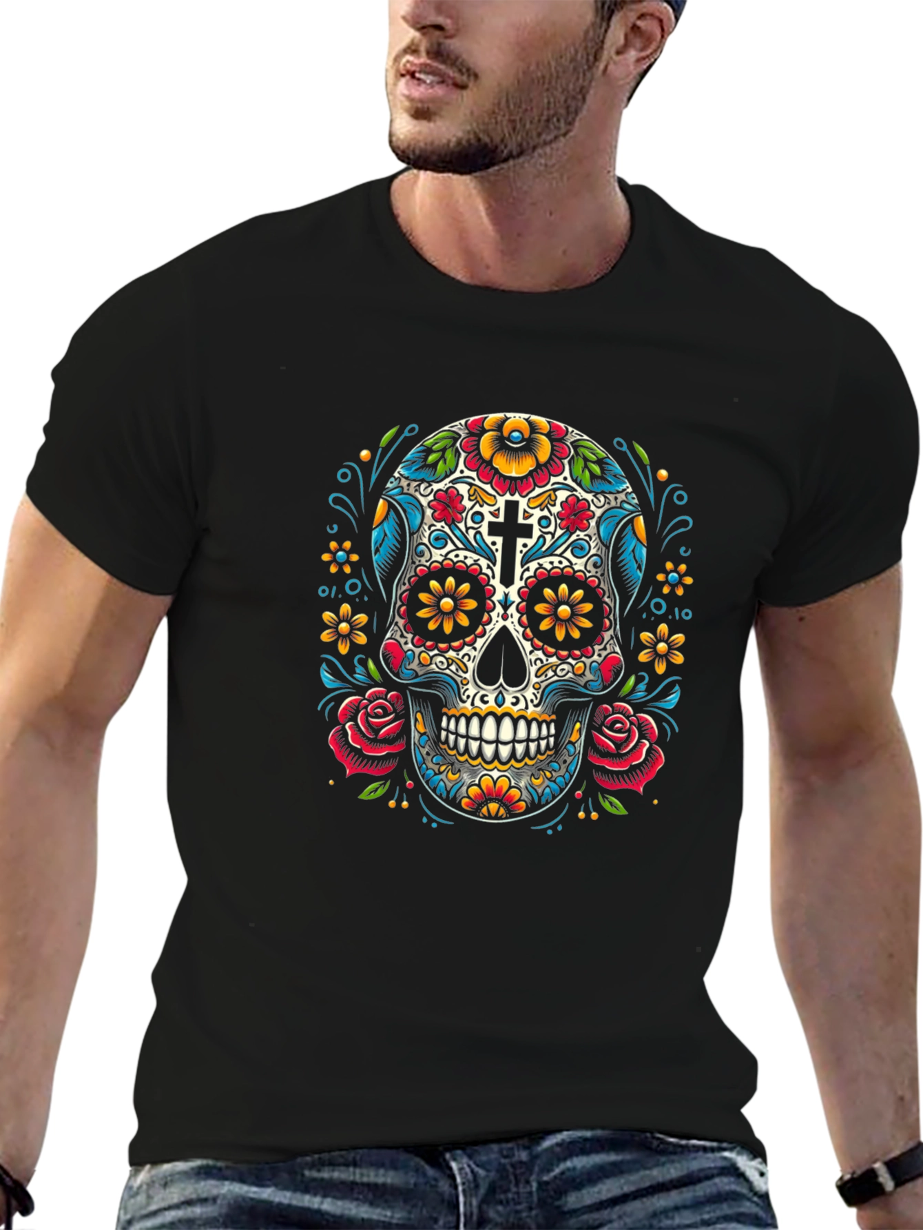 Day of the Dead Sugar Skull T-Shirt