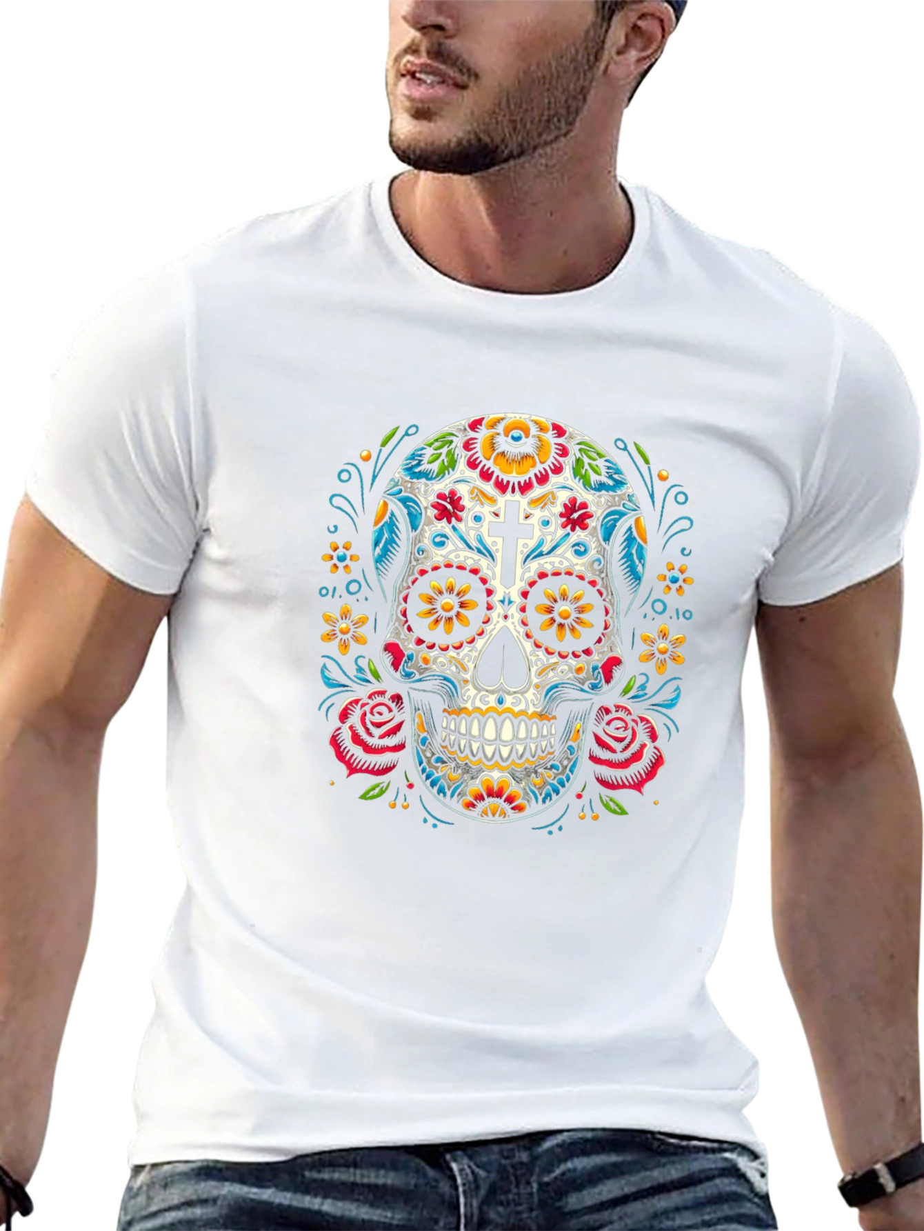 Day of the Dead Sugar Skull T-Shirt