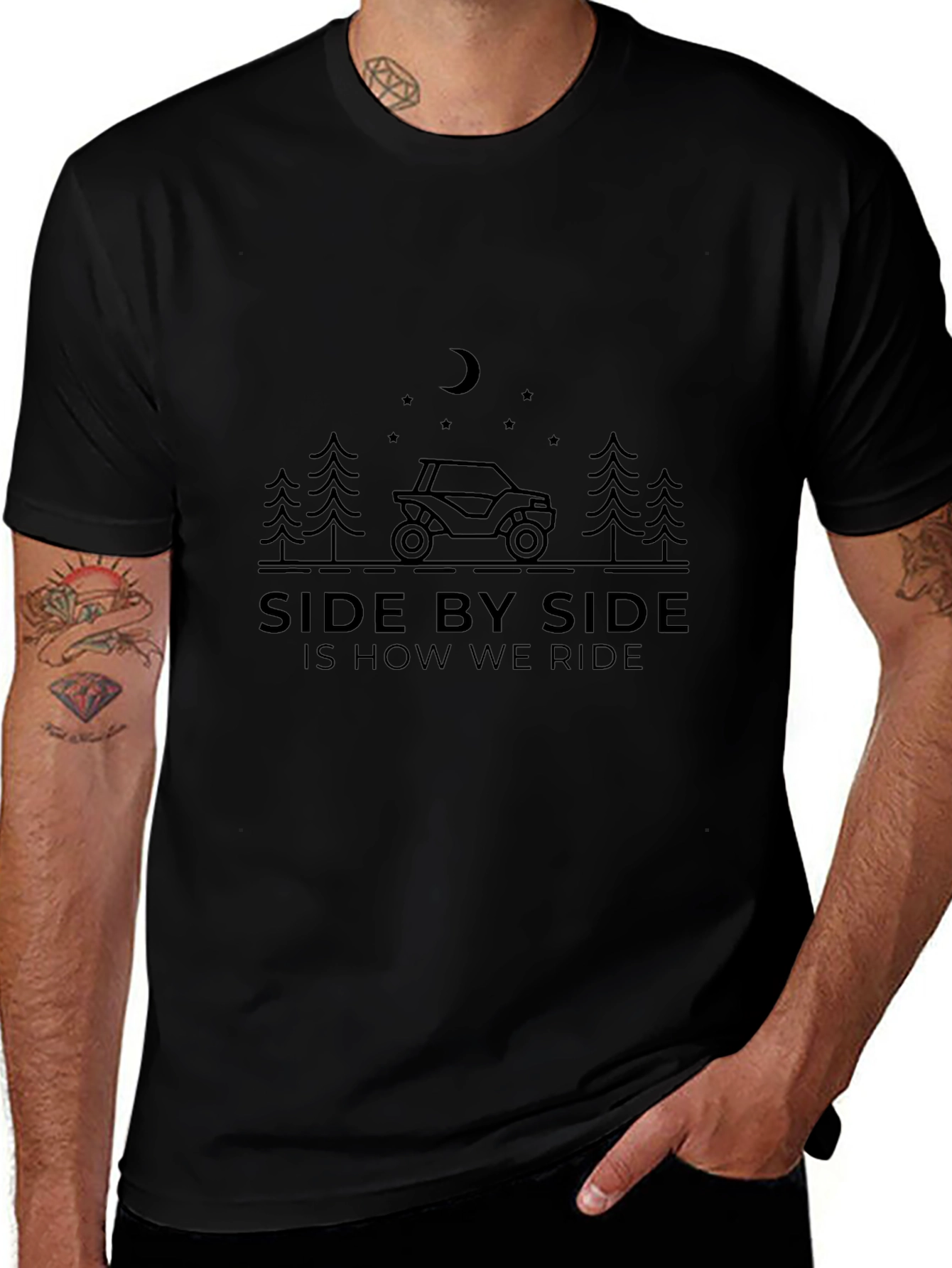 Side by Side is How We Ride Graphic Tee
