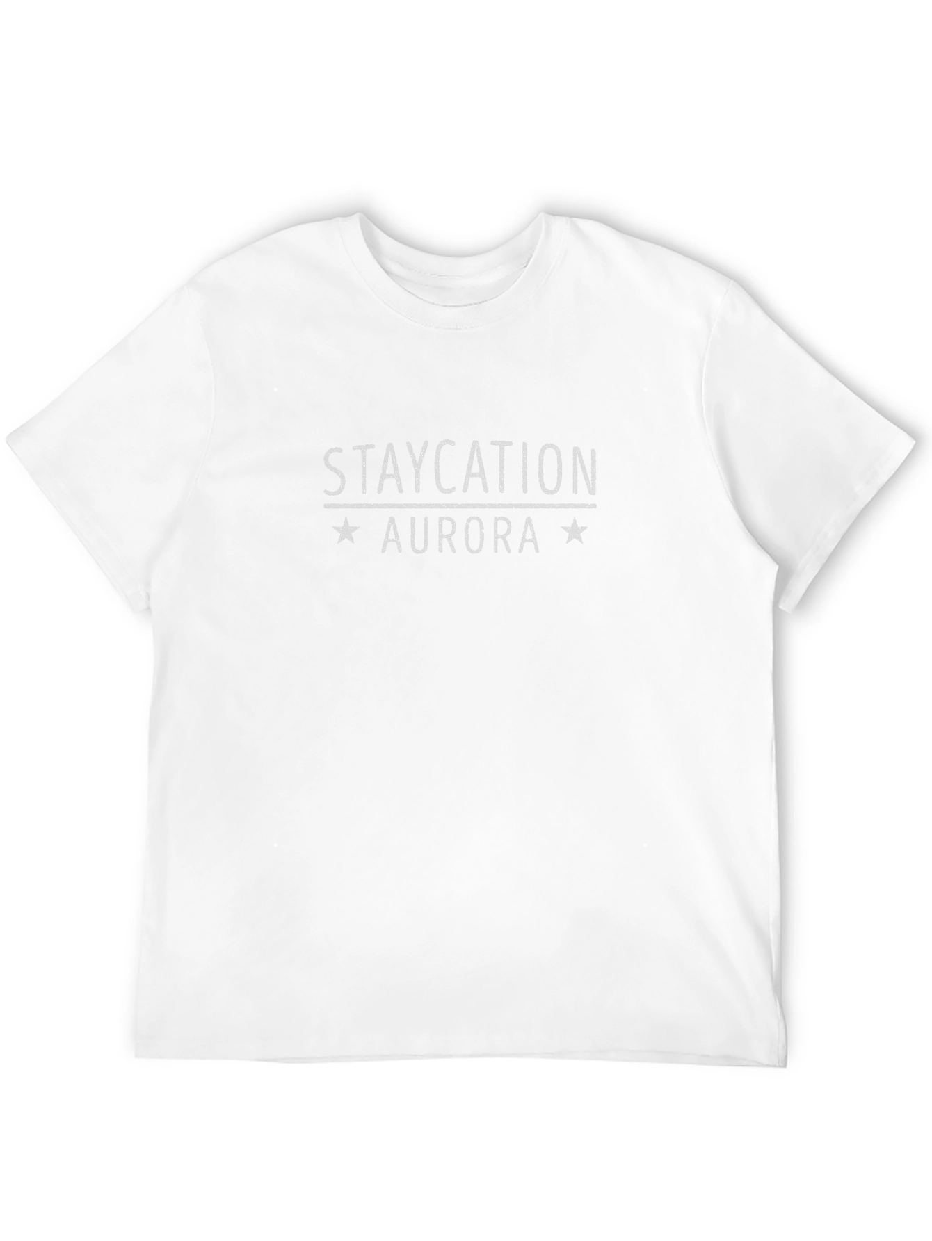 Staycation Aurora Graphic Tee - Black Casual T-Shirt