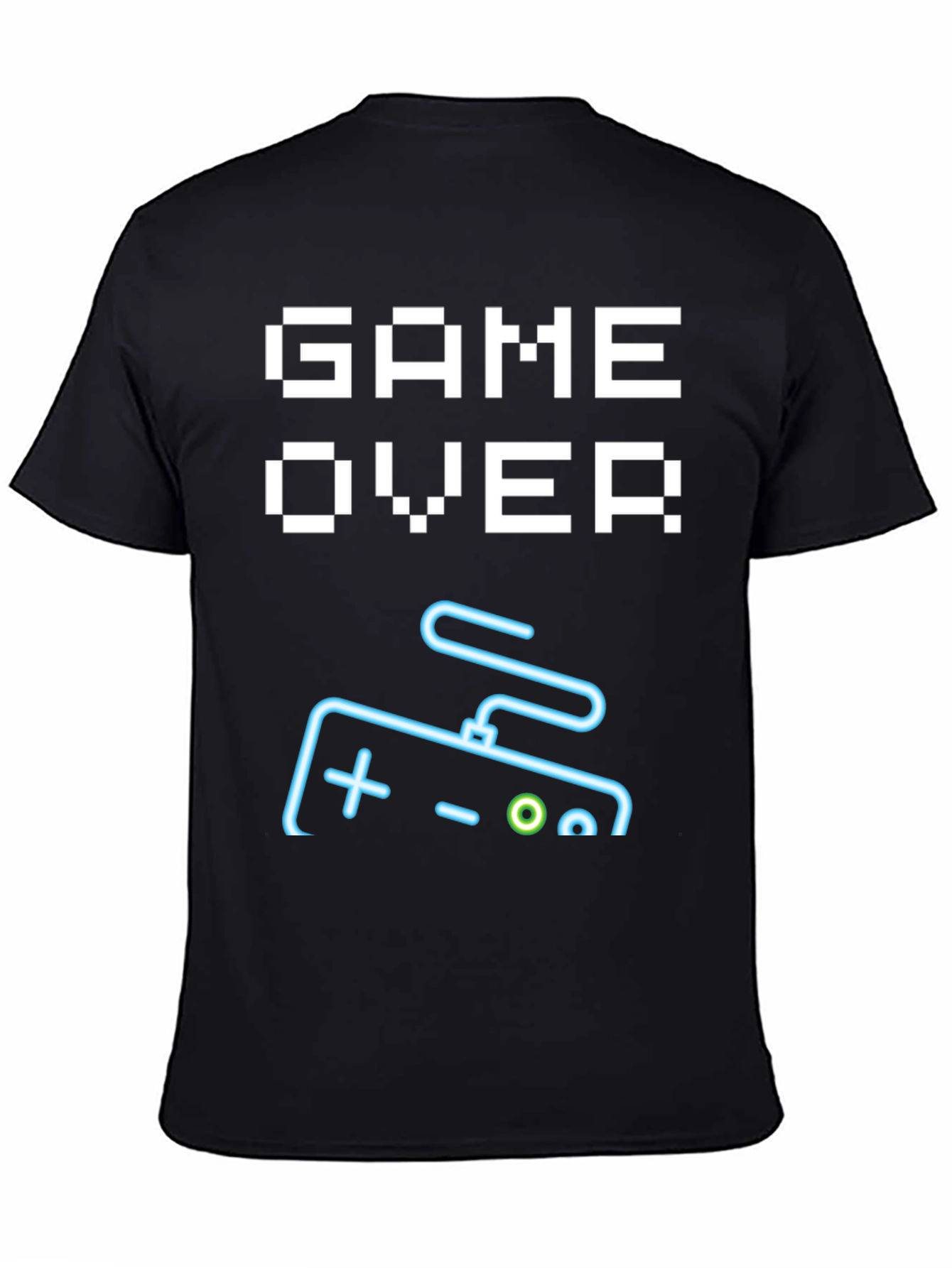 Game Over Controller Graphic Tee - Retro Gamer Style