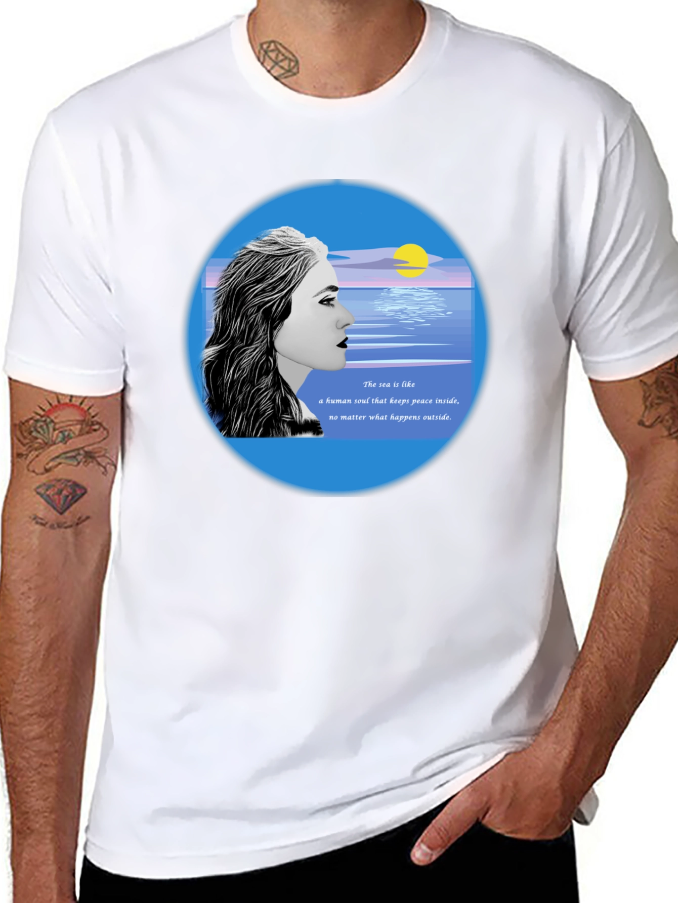 Sea Soul T-Shirt - Peace Inside No Matter What