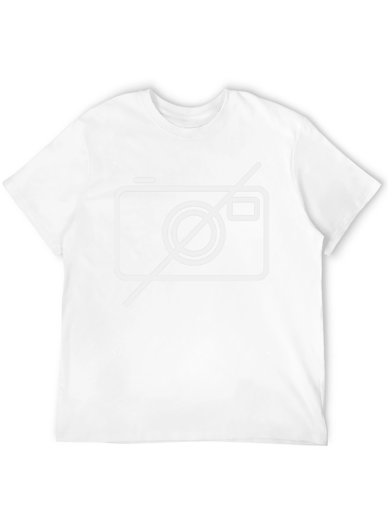 No Photography T-Shirt - Black Crew Neck Tee