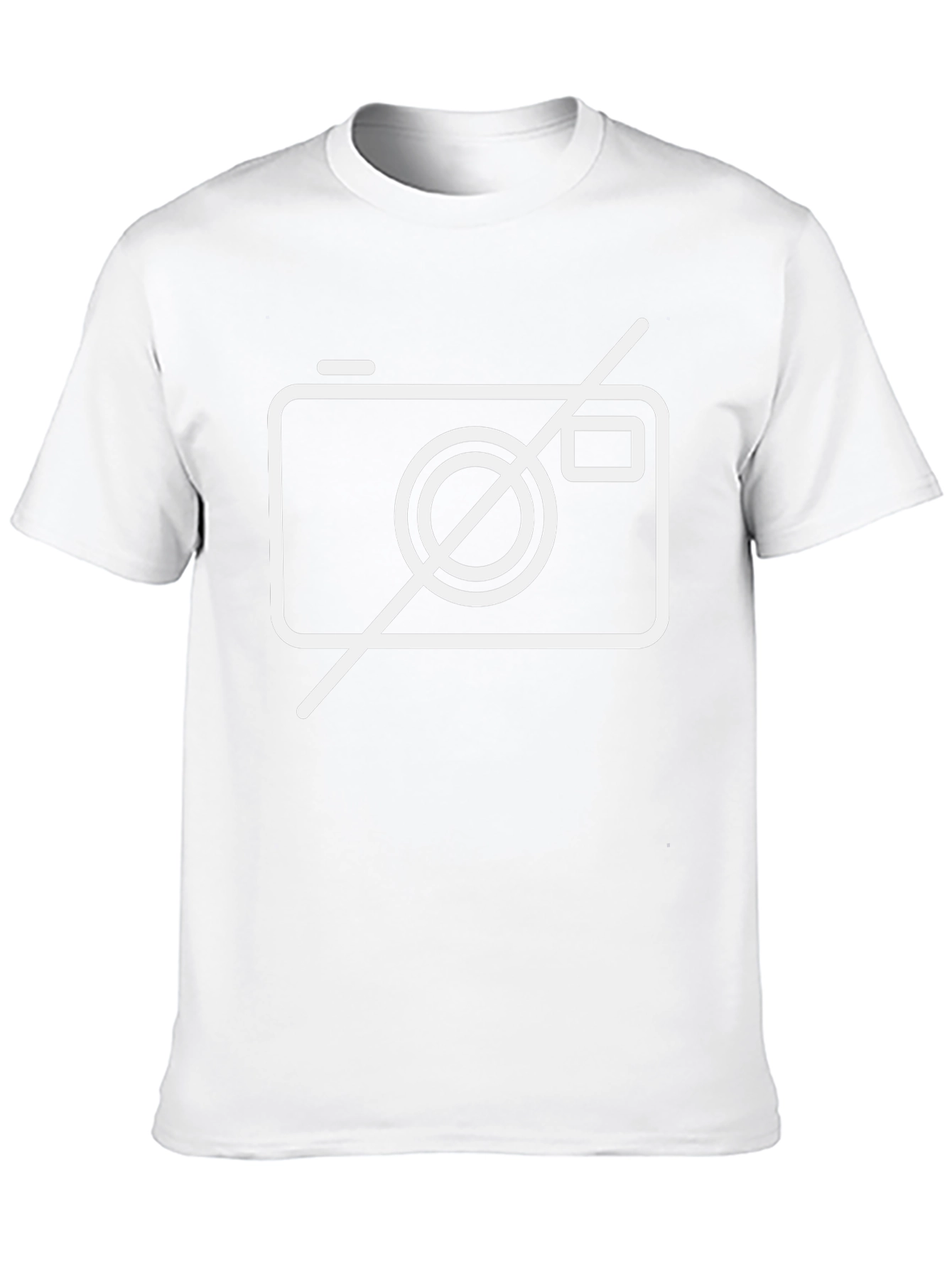 No Photography T-Shirt - Black Crew Neck Tee