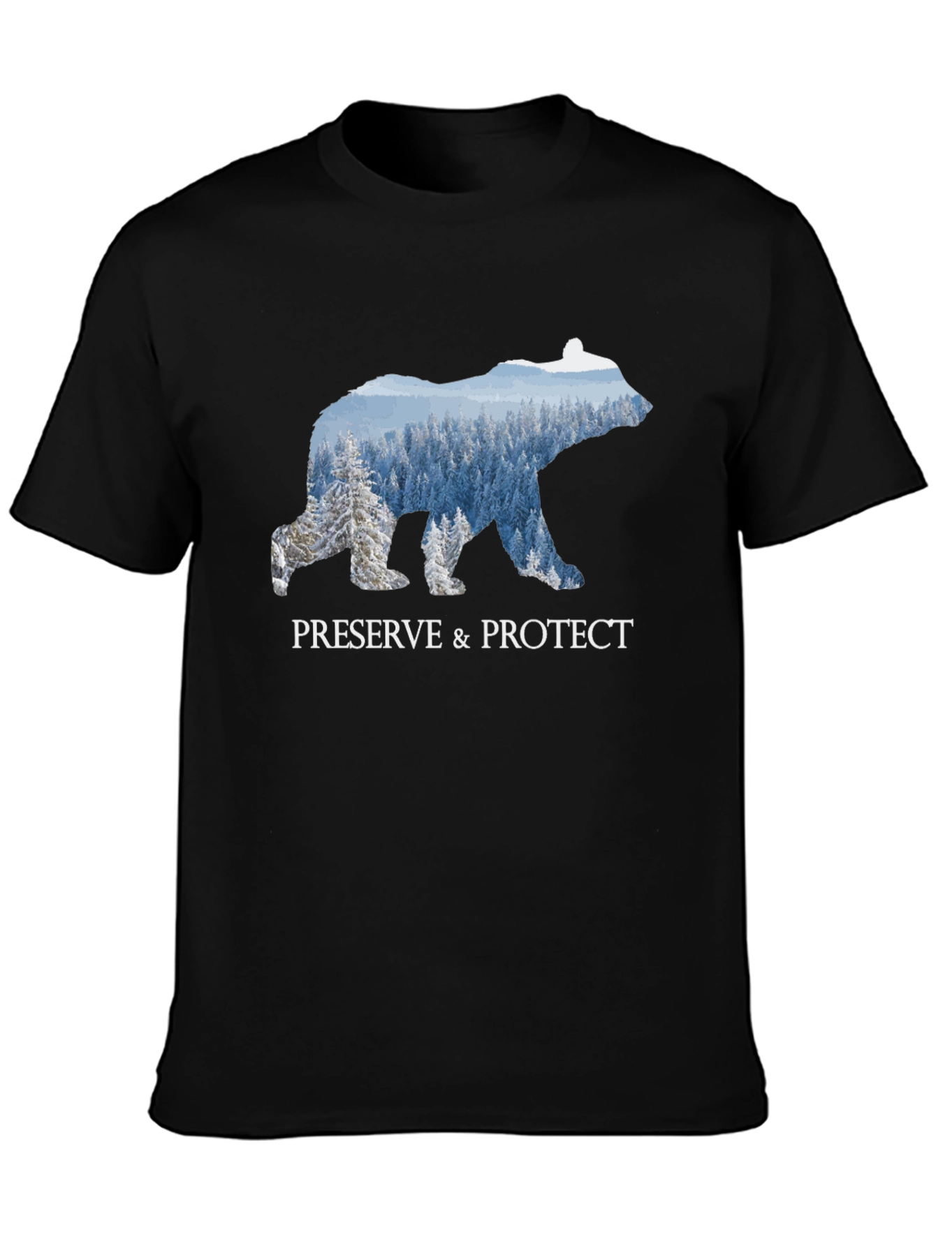 Preserve & Protect Bear Silhouette Graphic Tee