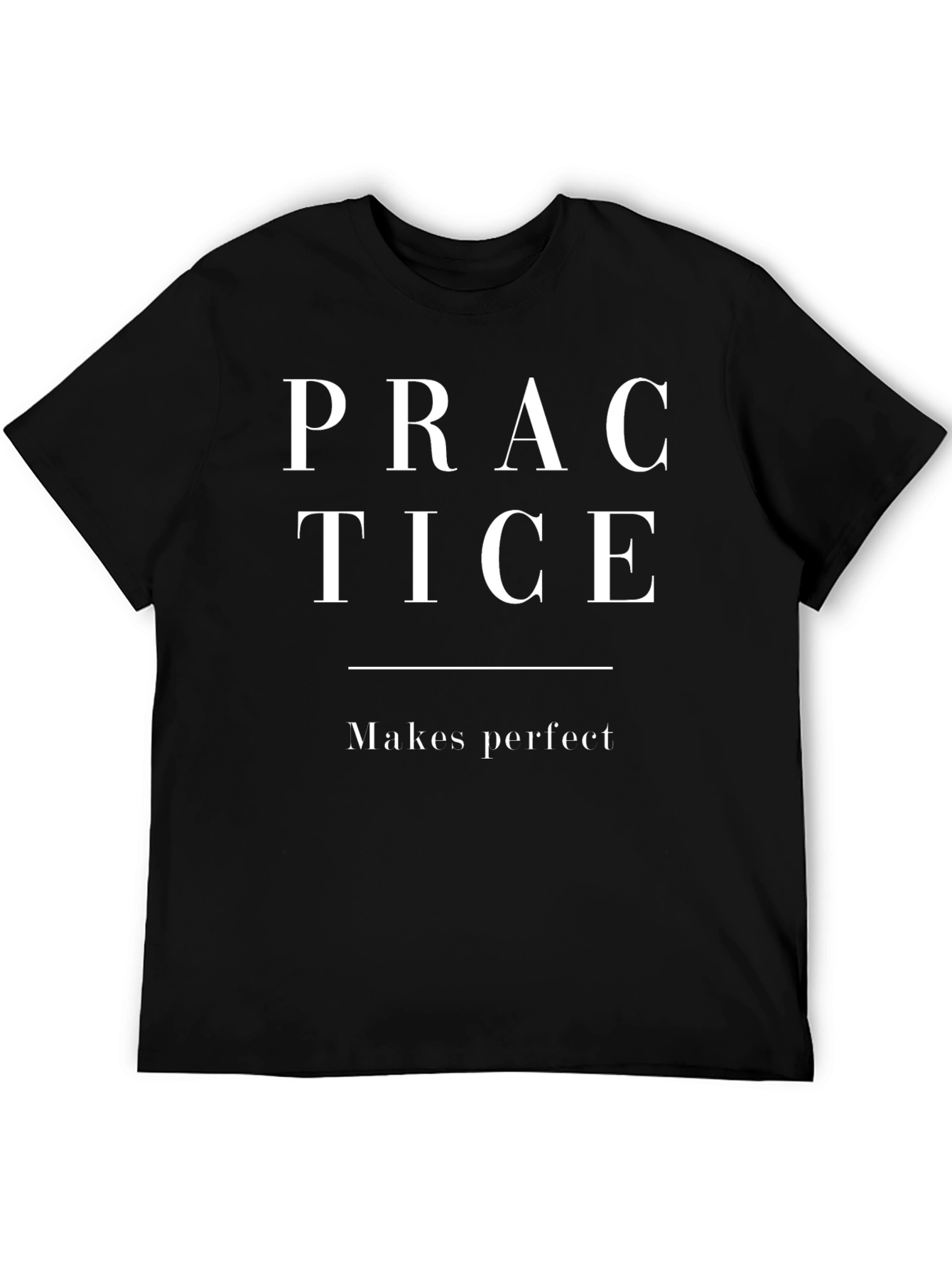 Practice Makes Perfect Graphic Tee - Black