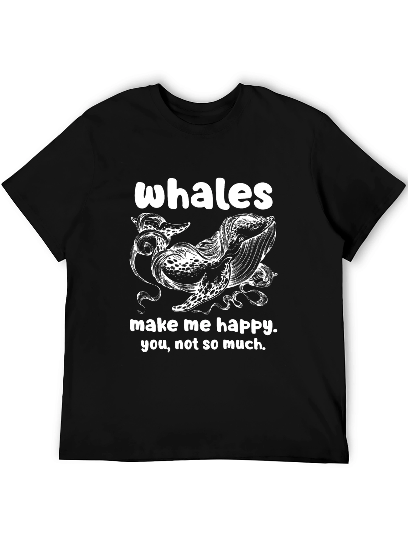 Whales Make Me Happy T-Shirt
