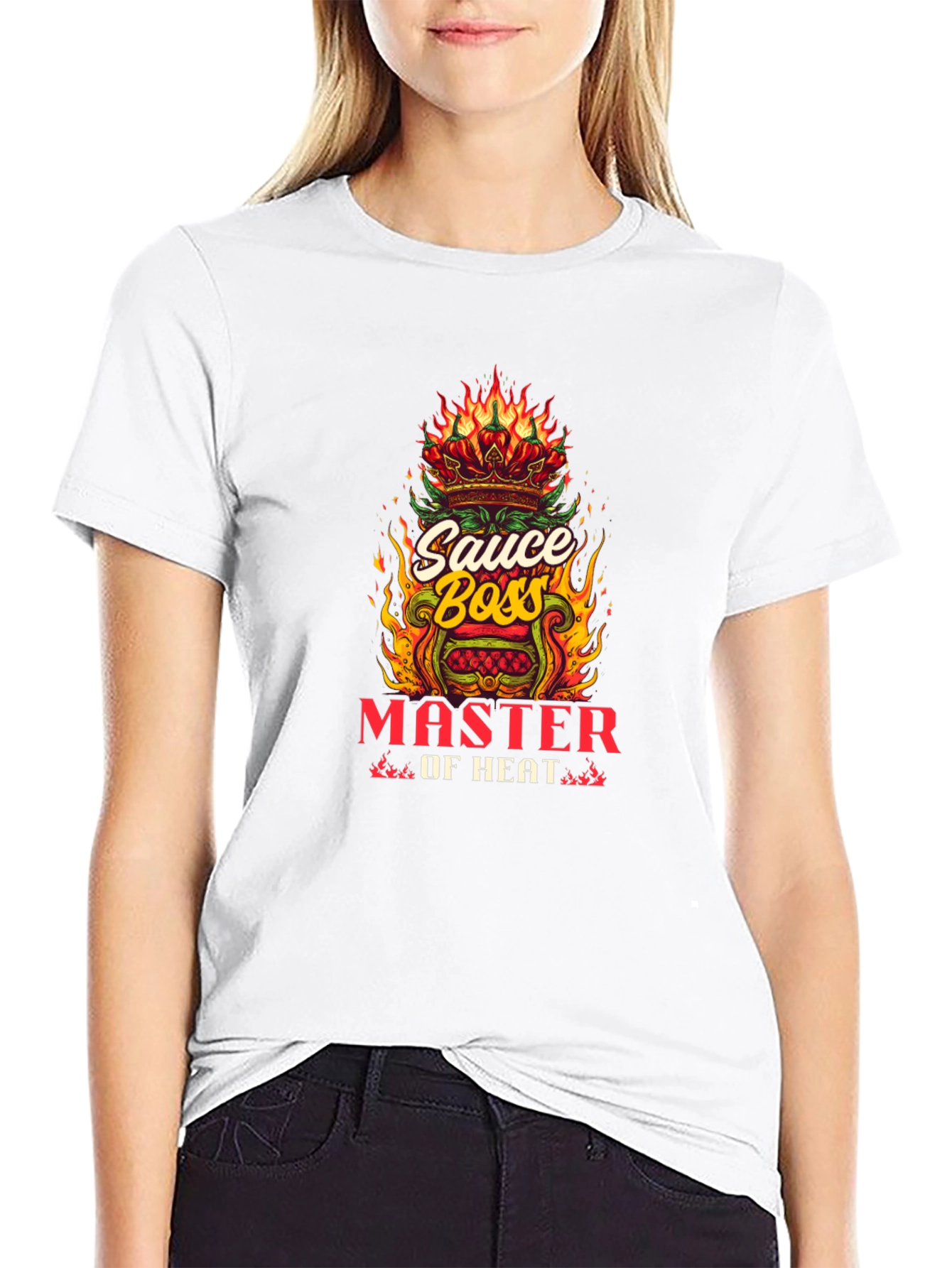 Sauce Boss Master Of Heat Black Graphic Tee