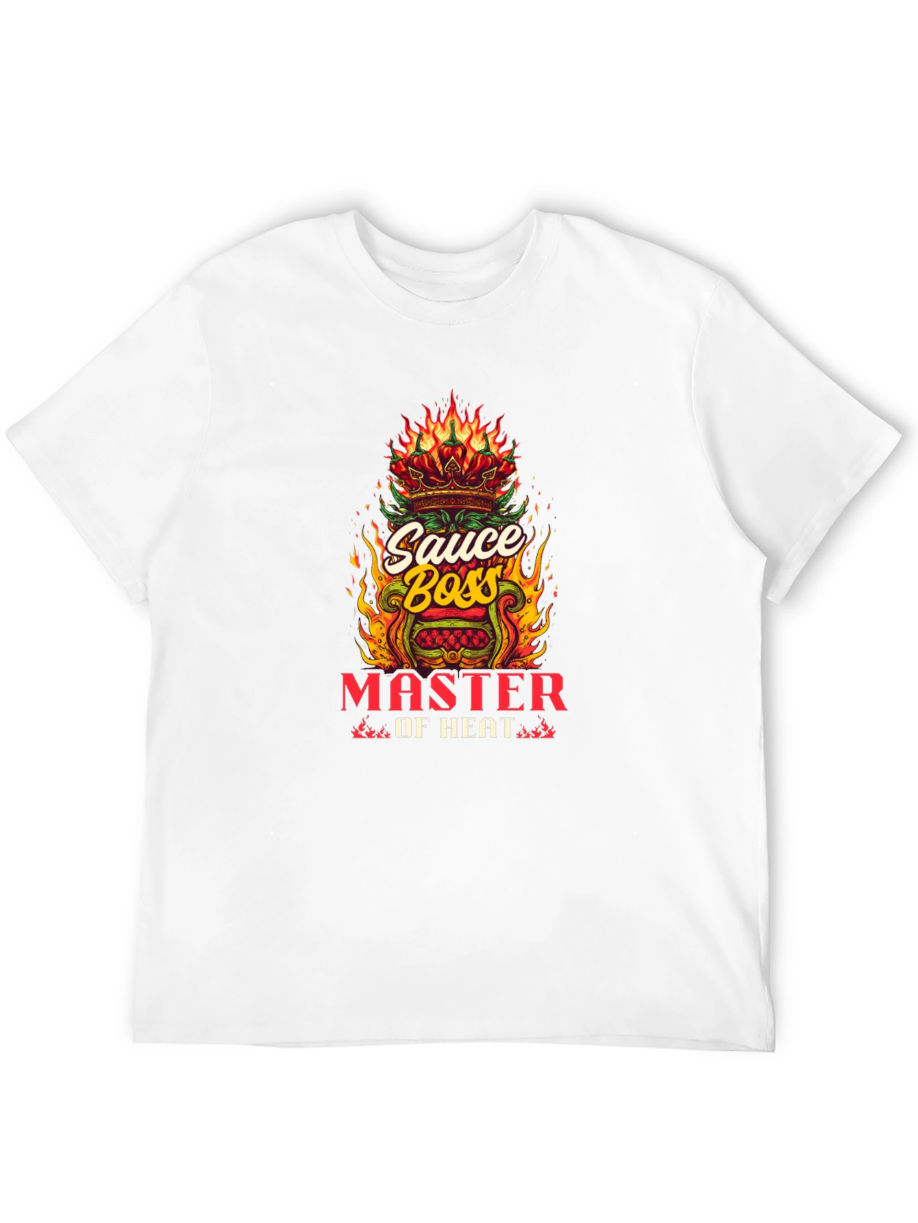 Sauce Boss Master Of Heat Black Graphic Tee