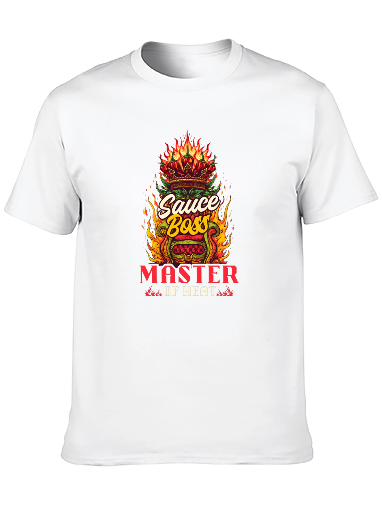 Sauce Boss Master Of Heat Black Graphic Tee
