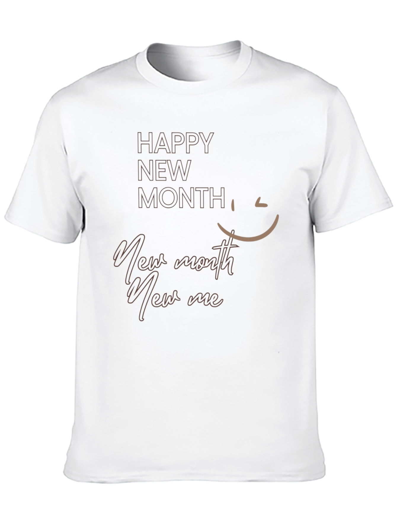 Happy New Month Graphic T-Shirt