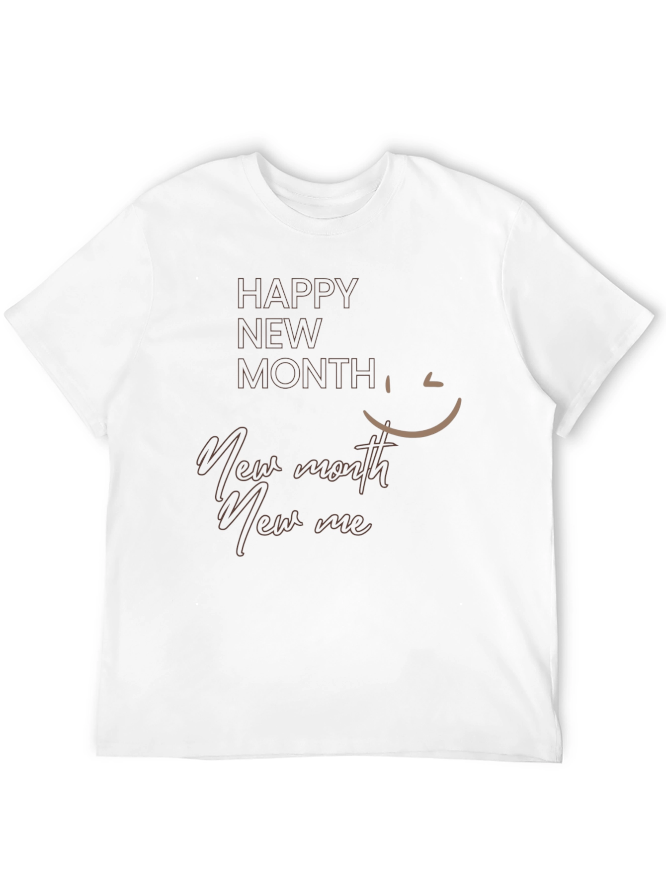 Happy New Month Graphic T-Shirt