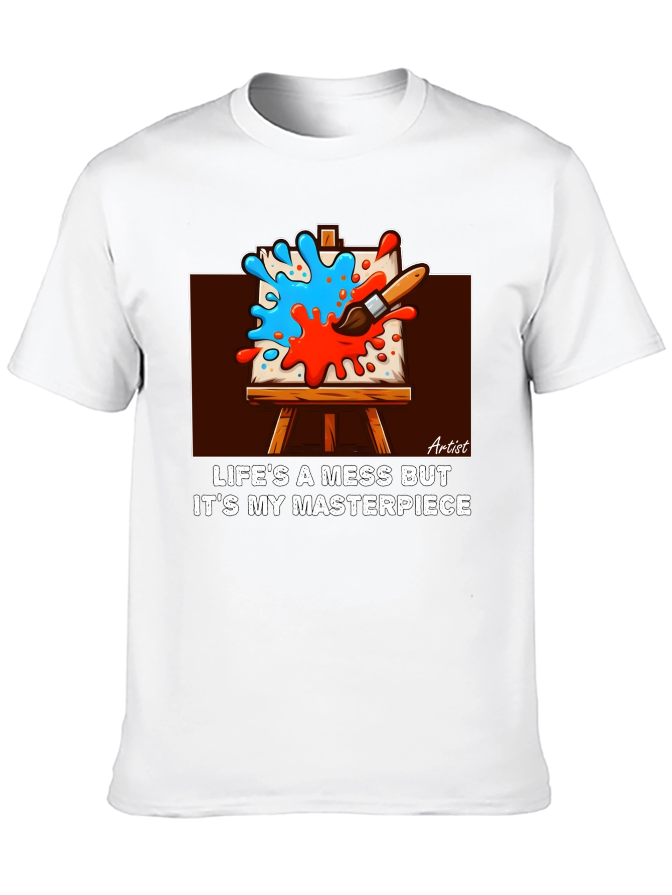 Artists Masterpiece Black Graphic Tee