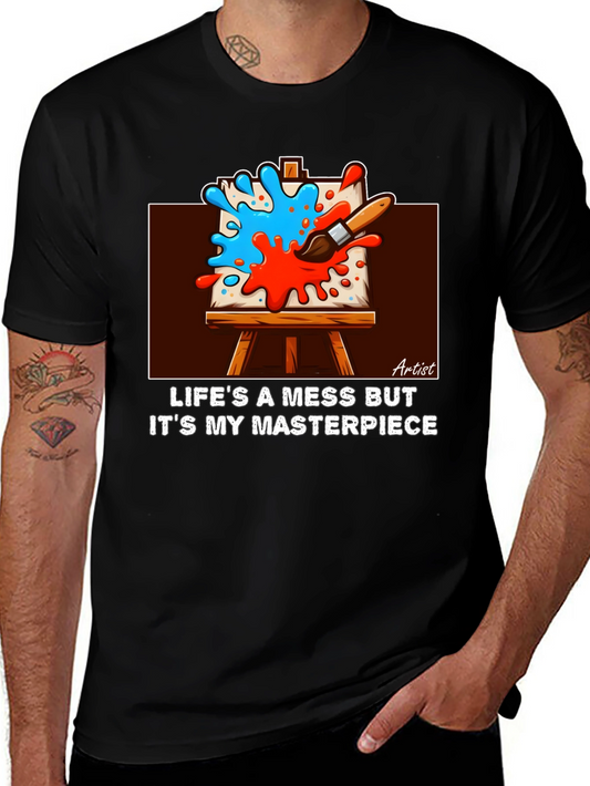 Artists Masterpiece Black Graphic Tee