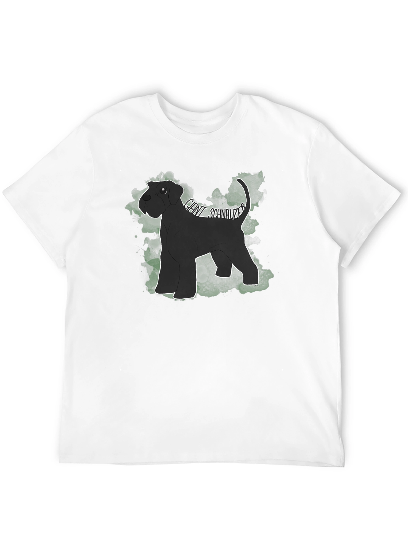 Giant Schnauzer Dog T-Shirt - Black Tee