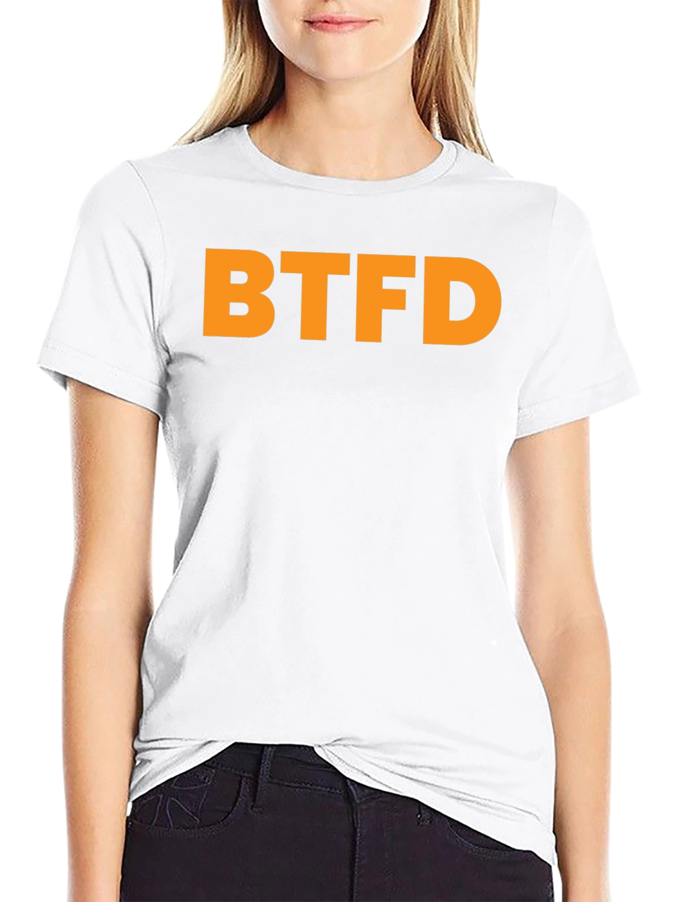 BTFD T-Shirt - Black Cotton Graphic Tee