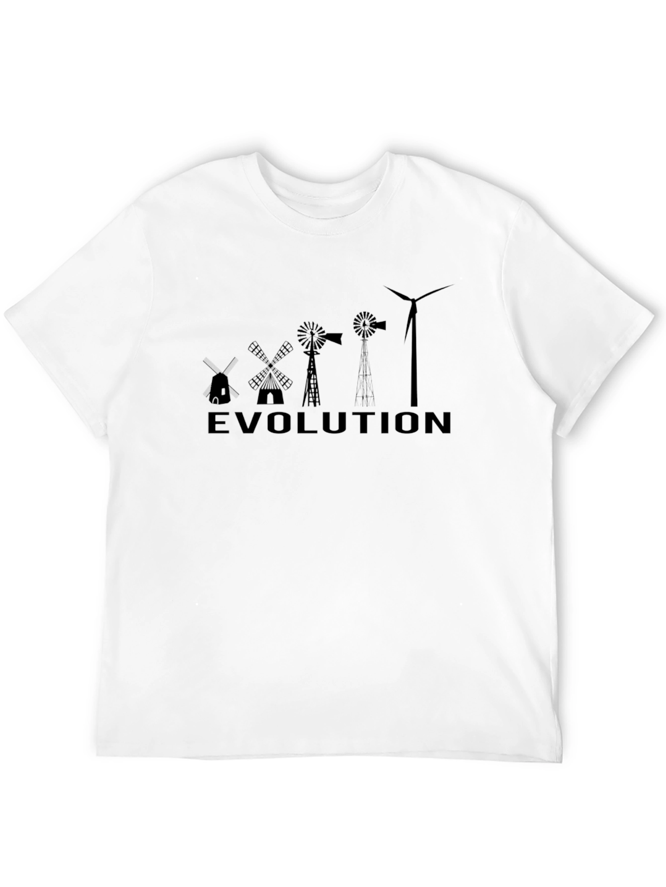 Evolution of Power - Windmill T-Shirt